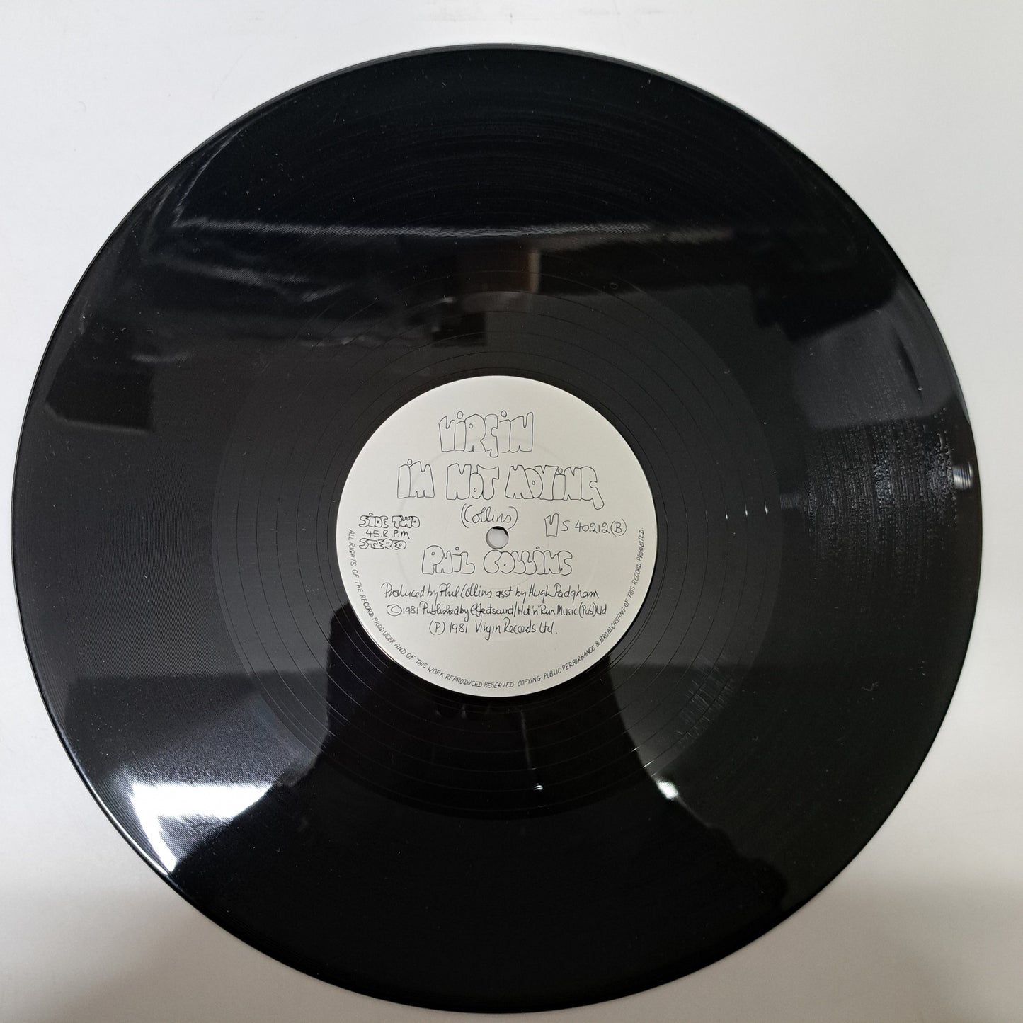 Phil Collins - I Missed Again (Vinyl 12" Single UK 1981) VG+/NM