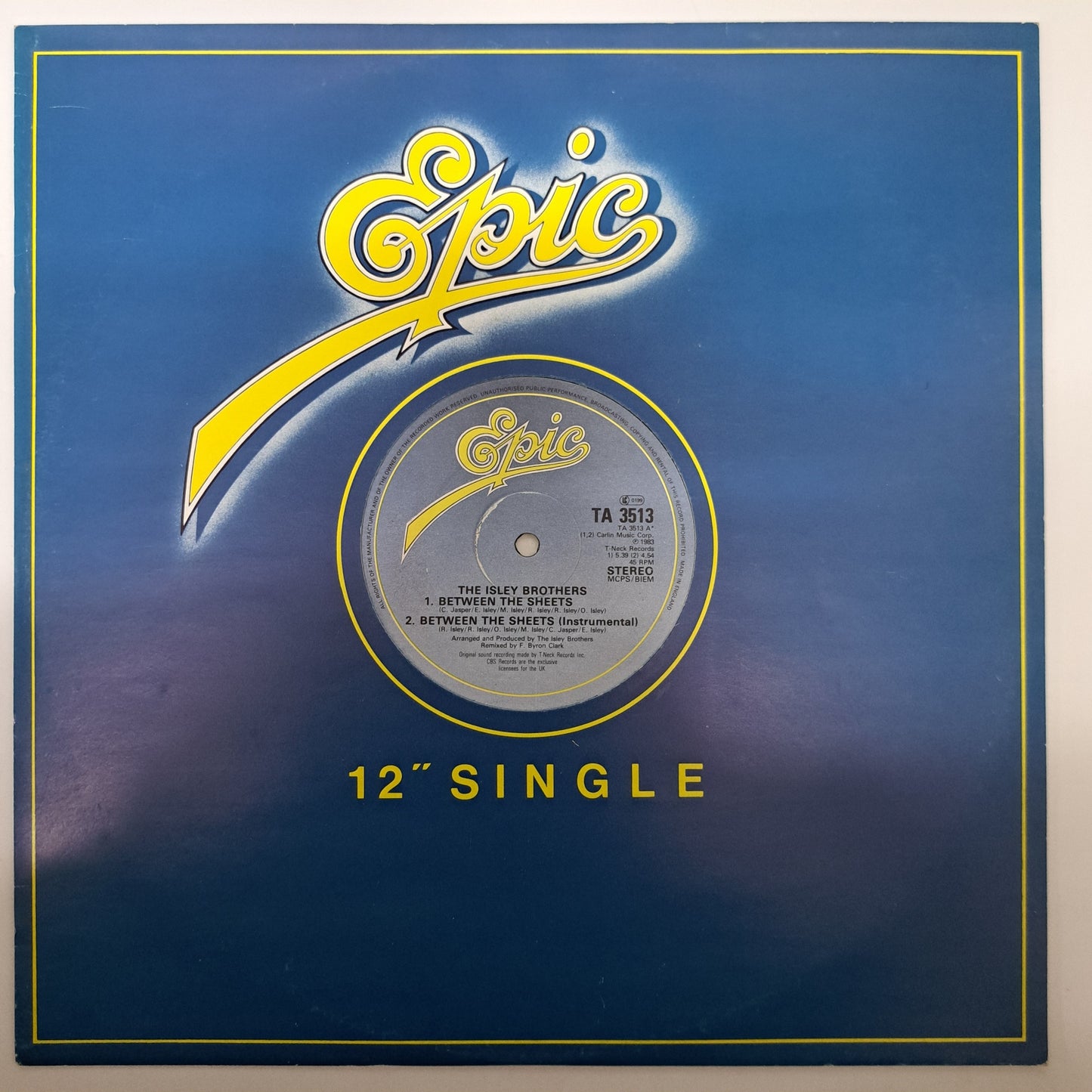 Isley Brothers - Between the Sheets / Summer Breeze (Vinyl 12" Single) NM/M