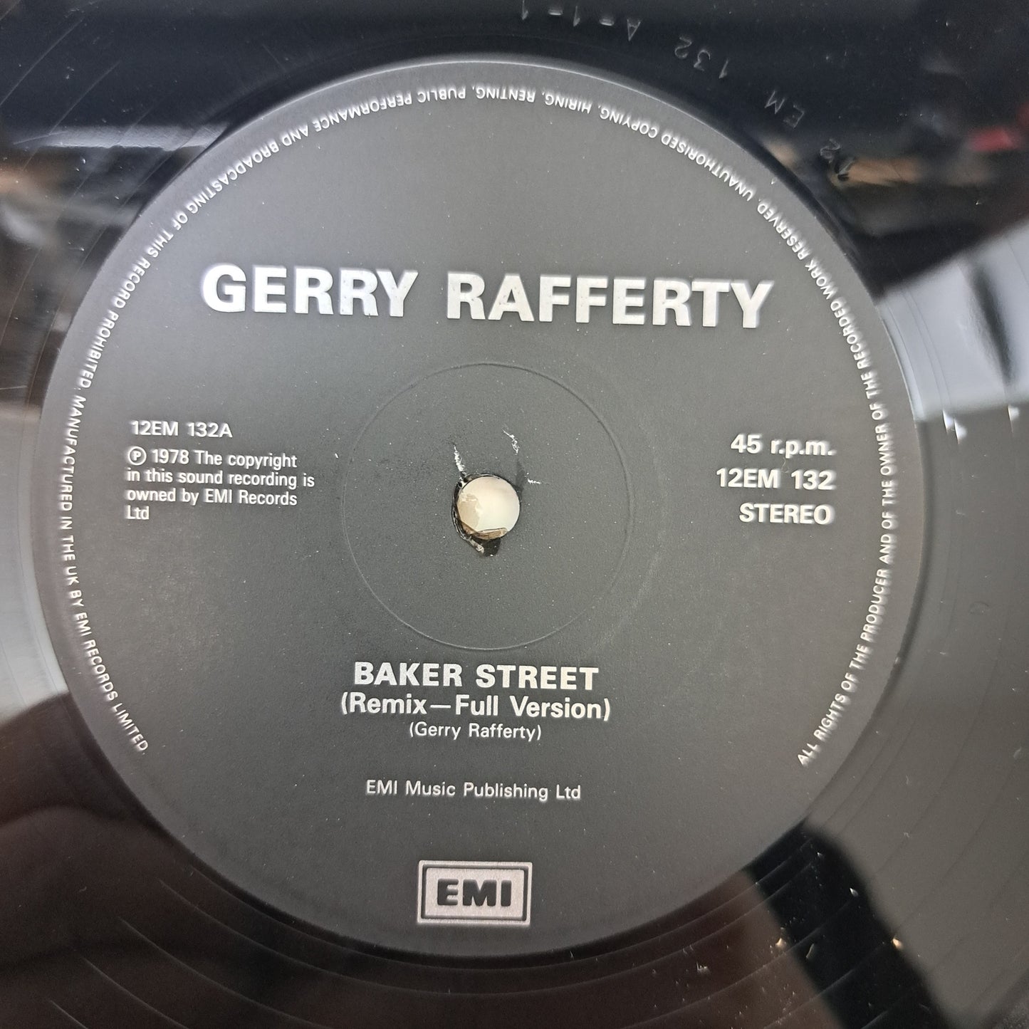 Gerry Rafferty - Baker Street [Remix] (Vinyl 12" Single) VG+/VG+