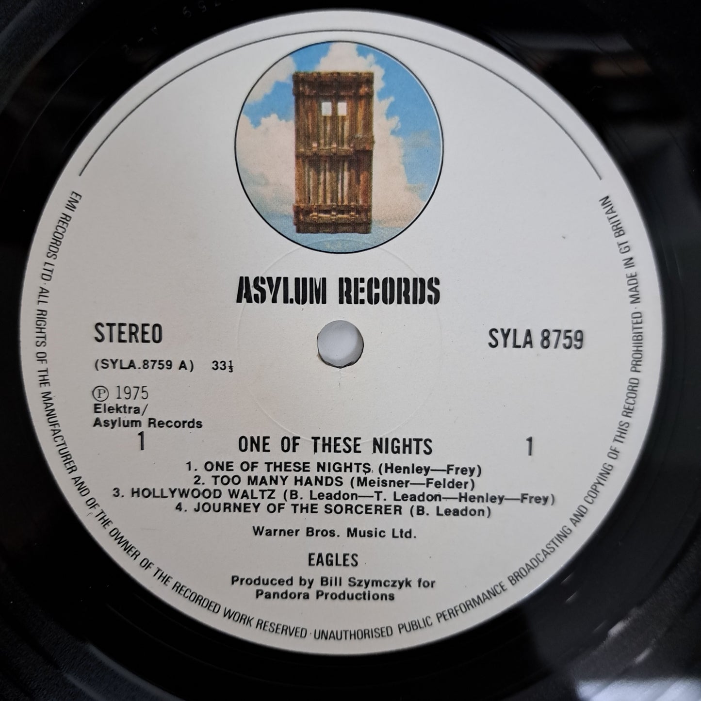 Eagles - One of These Nights (Vinyl LP 1975 UK) NM/NM