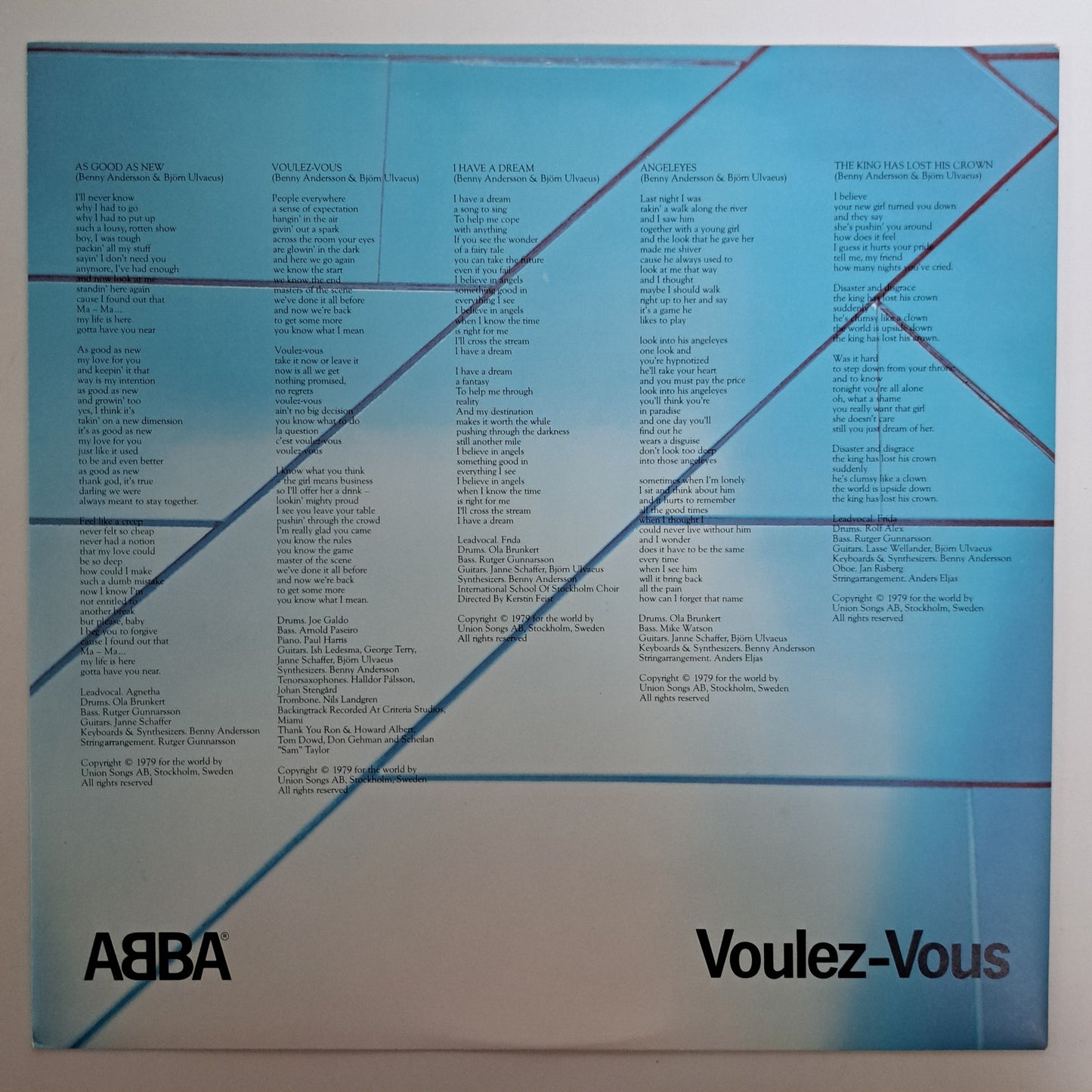 Abba - Voulez-Vous (Vinyl LP 1979 UK) NM/M