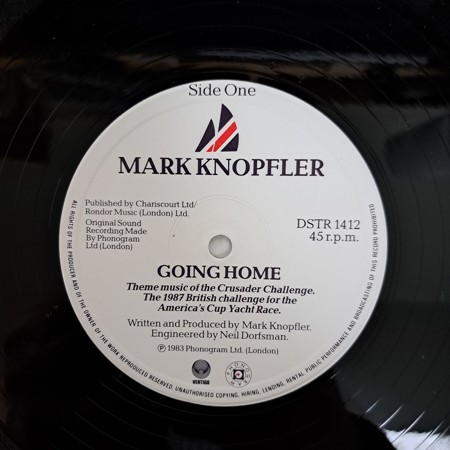 Mark Knopfler - Going Home (Vinyl 12" Single) EX/M