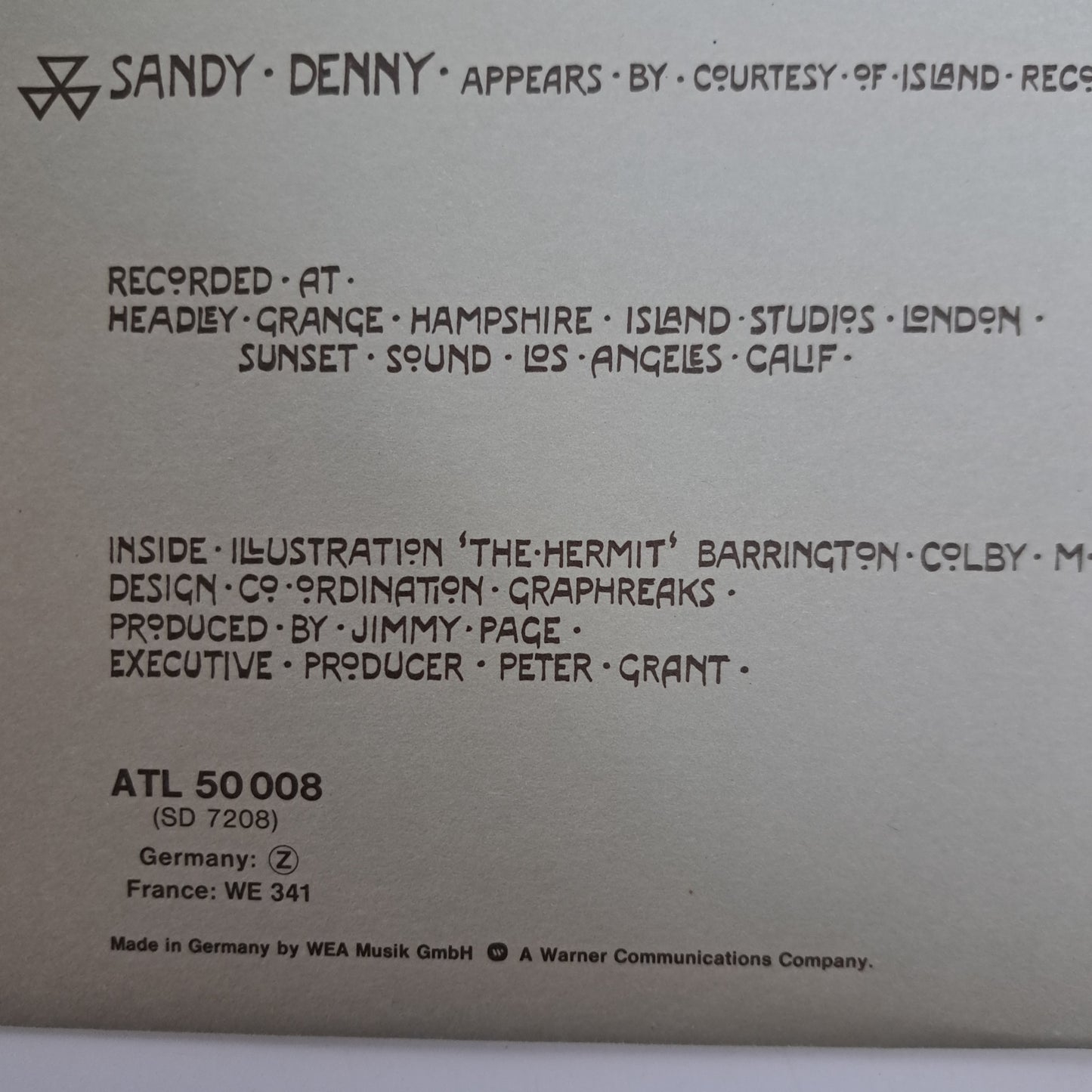 Led Zeppelin - IV Symbols (Vinyl LP EU 80s) NM/EX