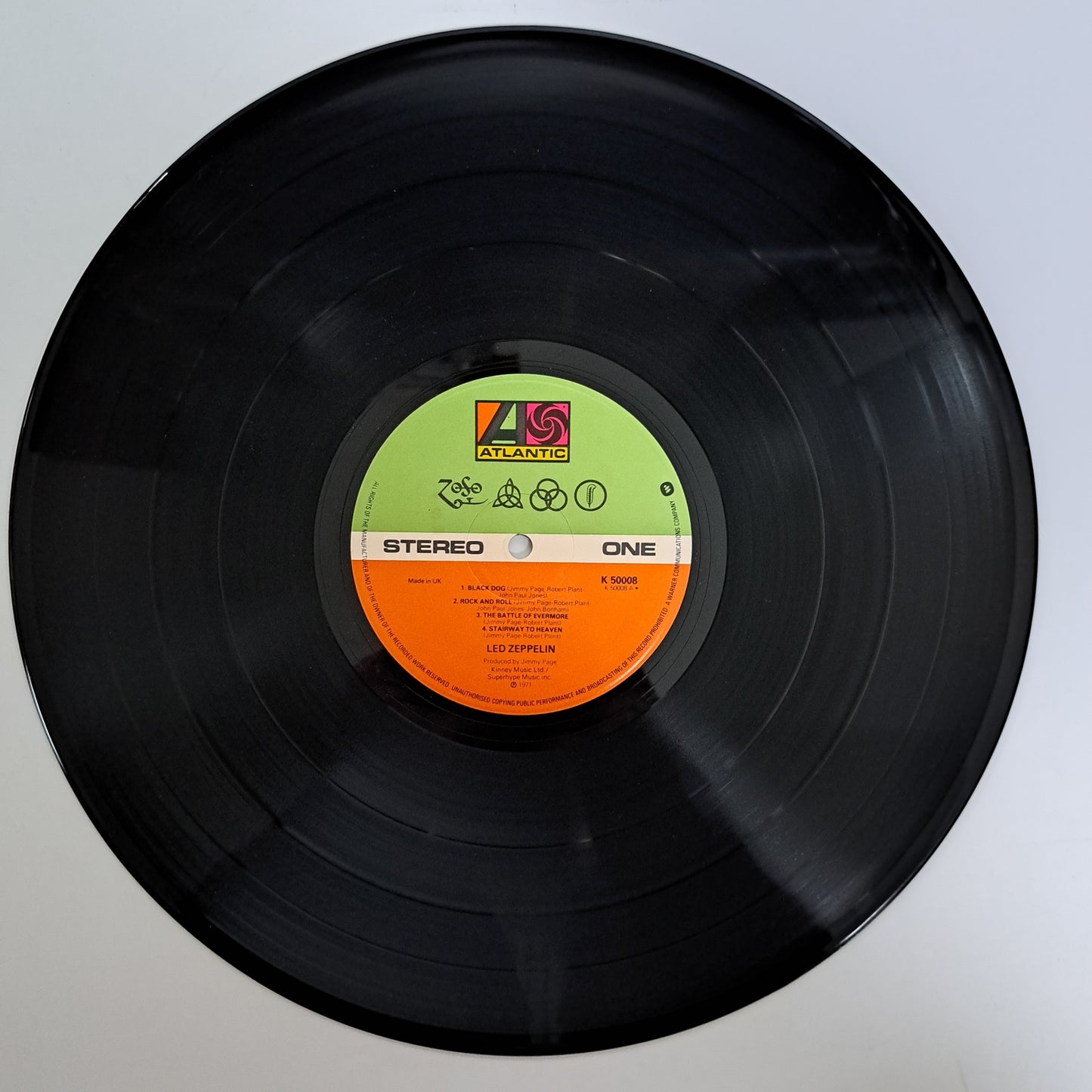 Led Zeppelin - IV Symbols (Vinyl LP UK 70s) EX/EX