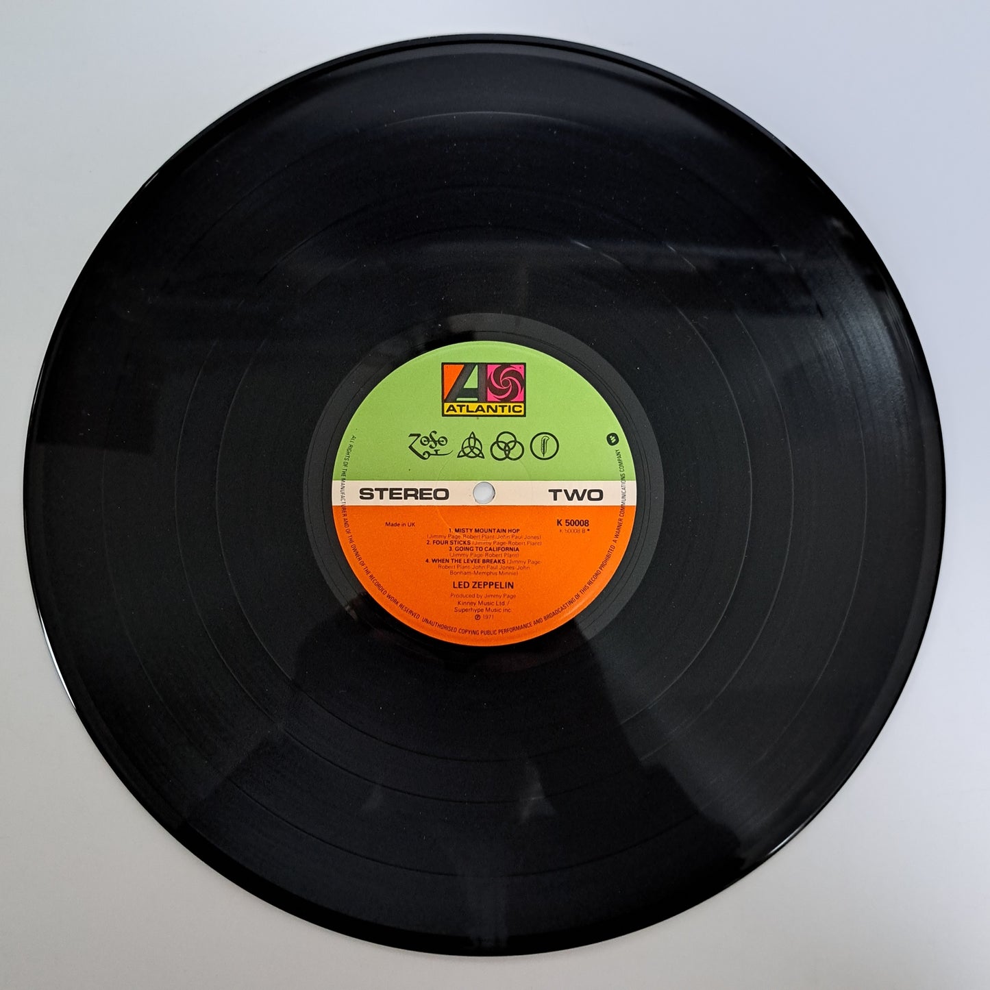 Led Zeppelin - IV Symbols (Vinyl LP UK 70s) EX/EX