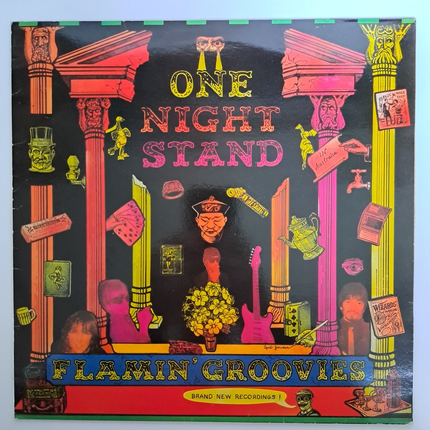 Flamin' Groovies - One Night Stand (Vinyl LP 1986 UK) VG+/NM