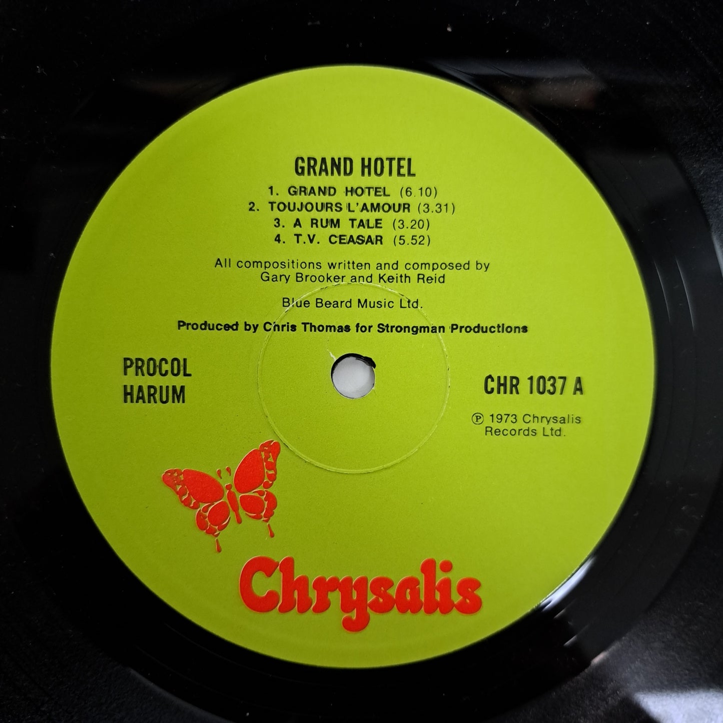 Procol Harum - Grand Hotel (Vinyl LP 1973 UK) EX/EX