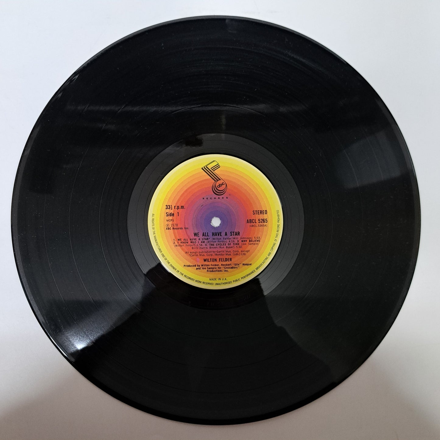 Wilton Felder - We All Have a Star (Vinyl LP UK 1978) NM/NM