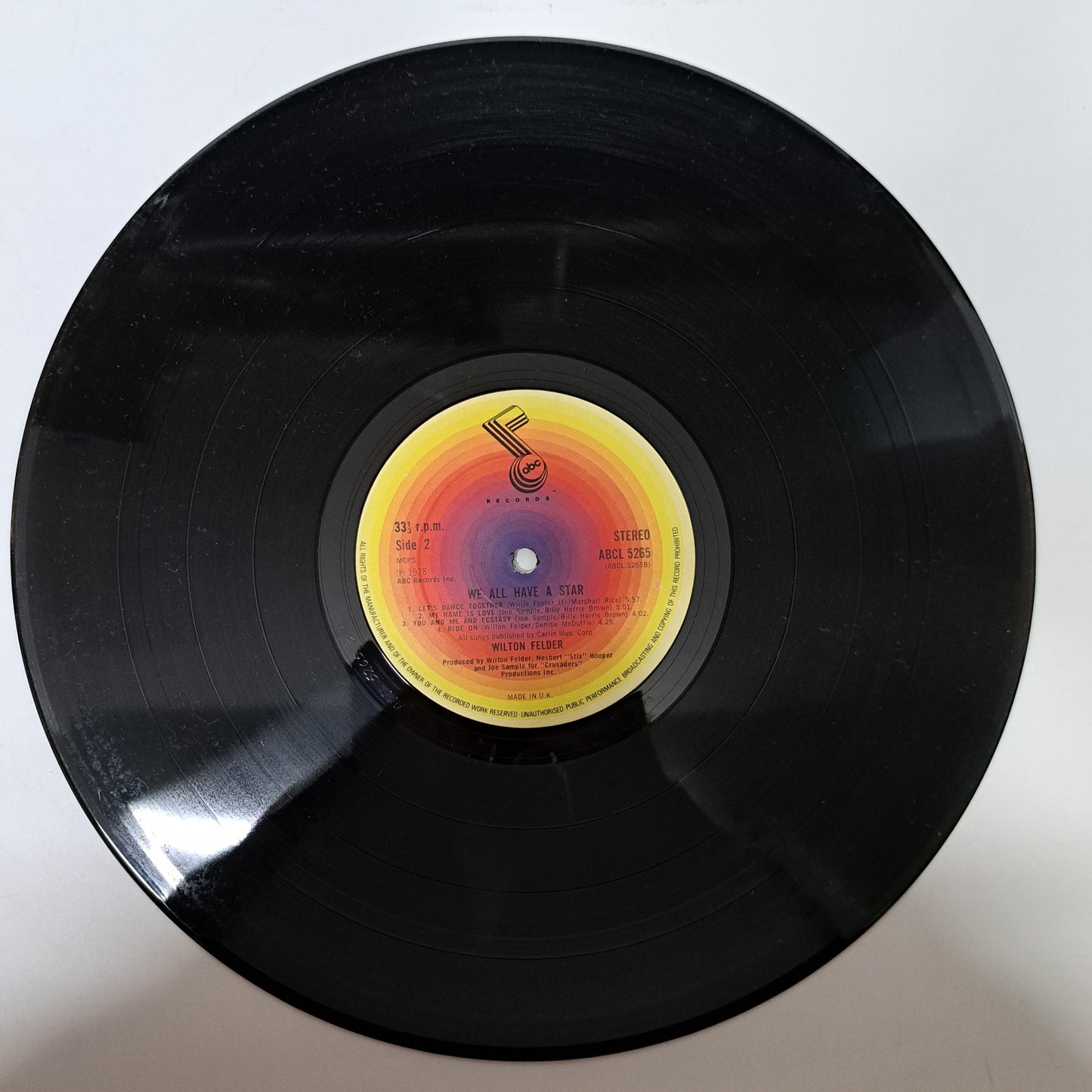 Wilton Felder - We All Have a Star (Vinyl LP UK 1978) NM/NM