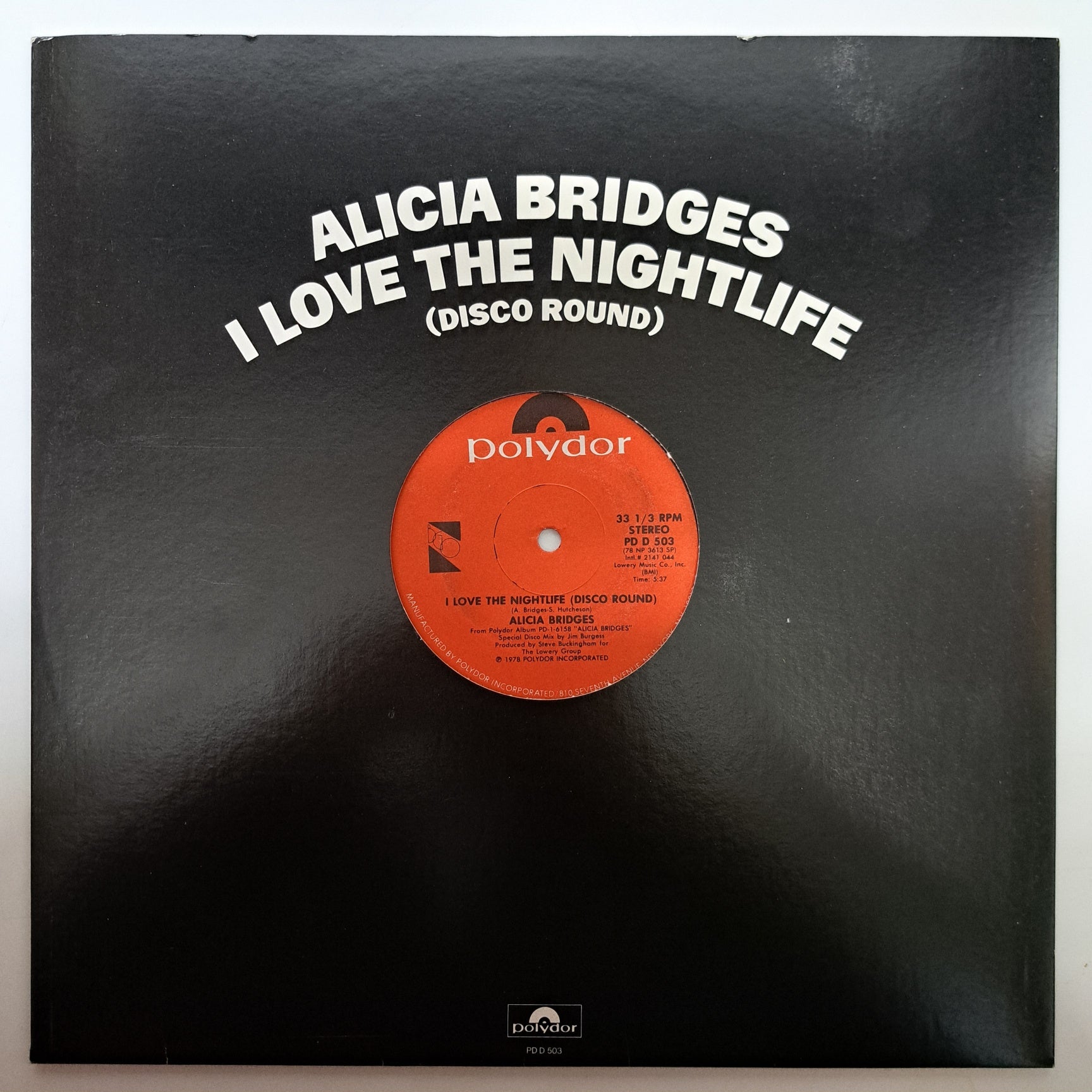 Alicia Bridges - I Love the Nightlife [Disco Round] (Vinyl US 12