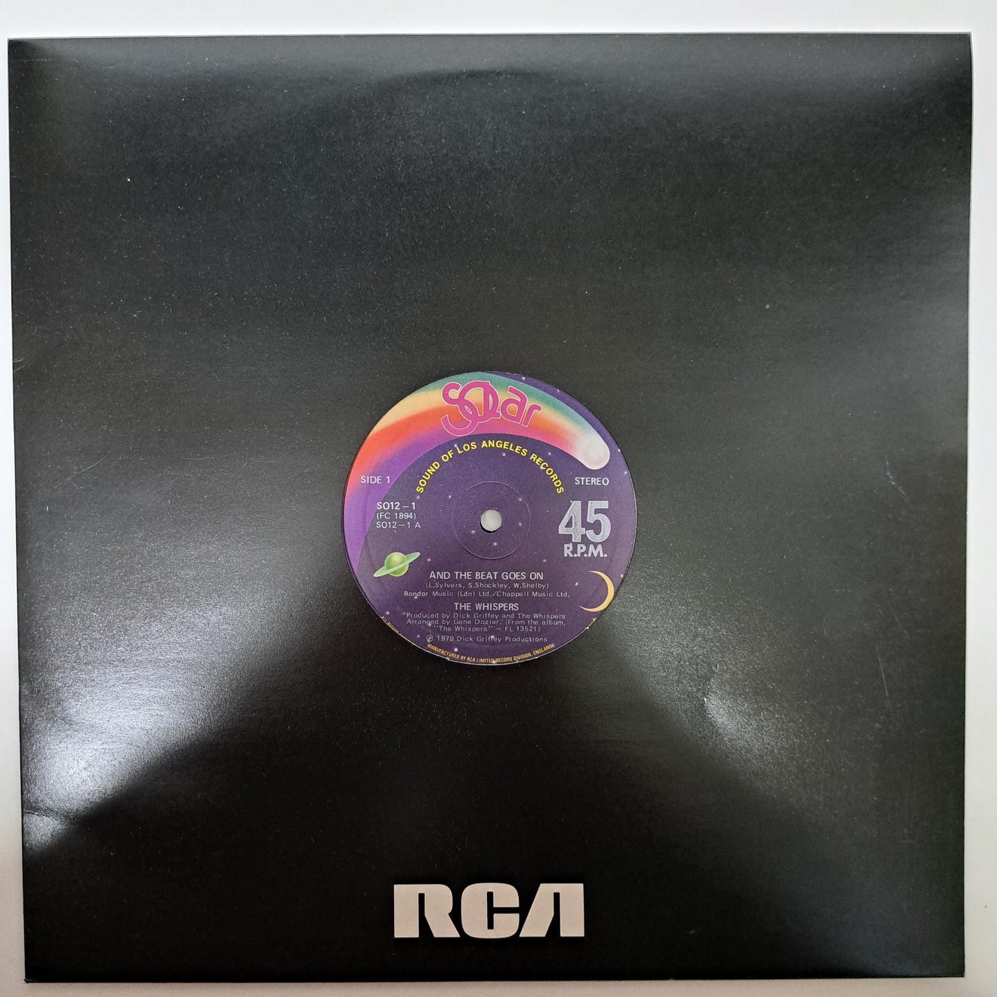 Whispers - And the Beat Goes on (Vinyl 12" Single) NM/NM