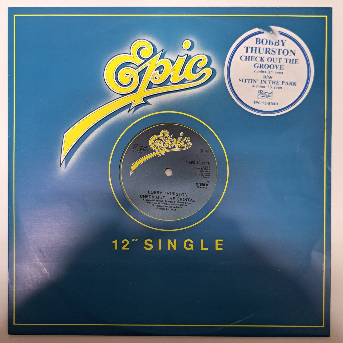 Bobby Thurston - Check Out the Groove (Vinyl 12" Single) EX/NM