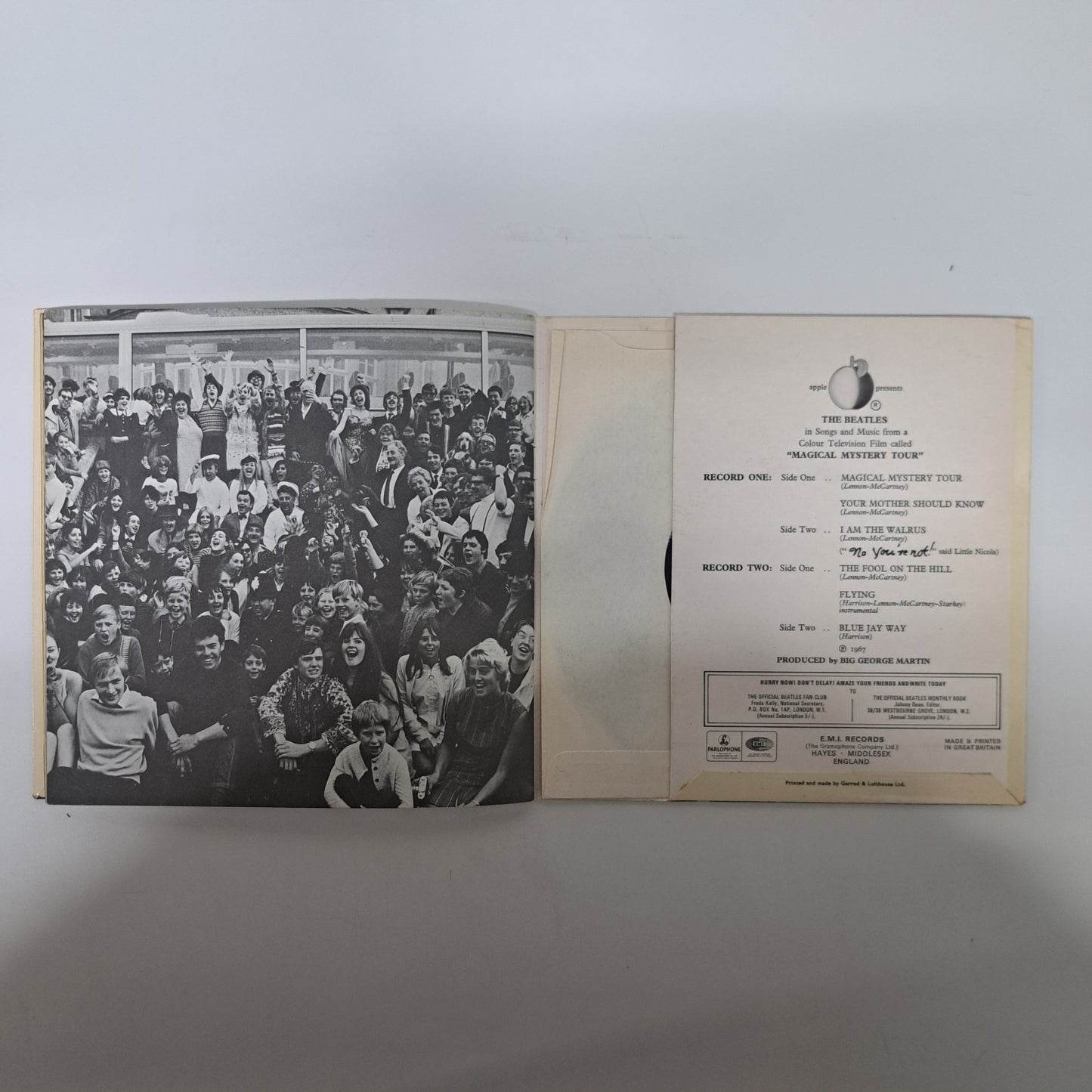 Beatles - Magical Mystery Tour (Vinyl 7" Double EP UK 1973 Stereo) NM/NM