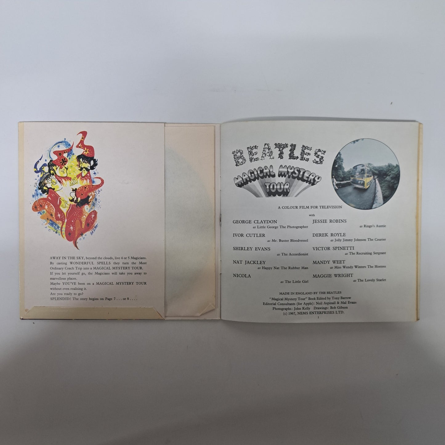 Beatles - Magical Mystery Tour (Vinyl 7" Double EP UK 1973 Stereo) NM/NM