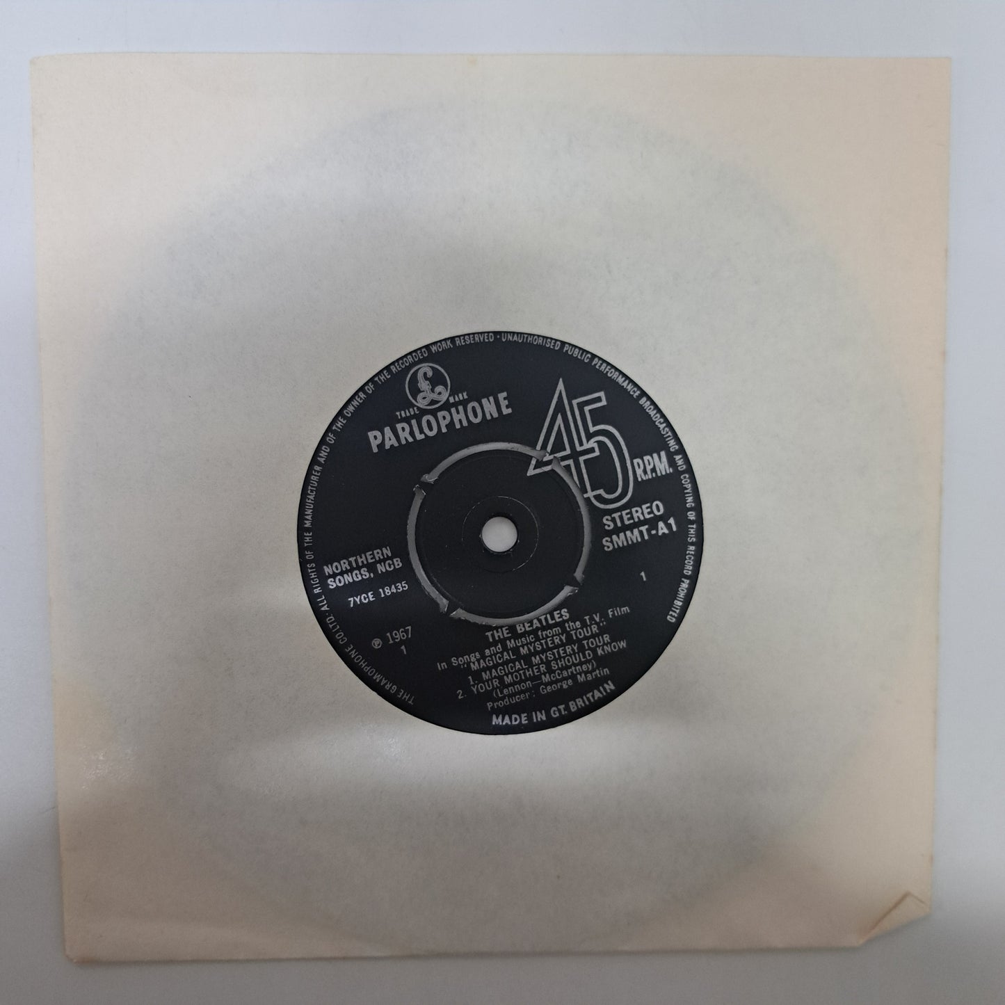 Beatles - Magical Mystery Tour (Vinyl 7" Double EP UK 1973 Stereo) NM/NM