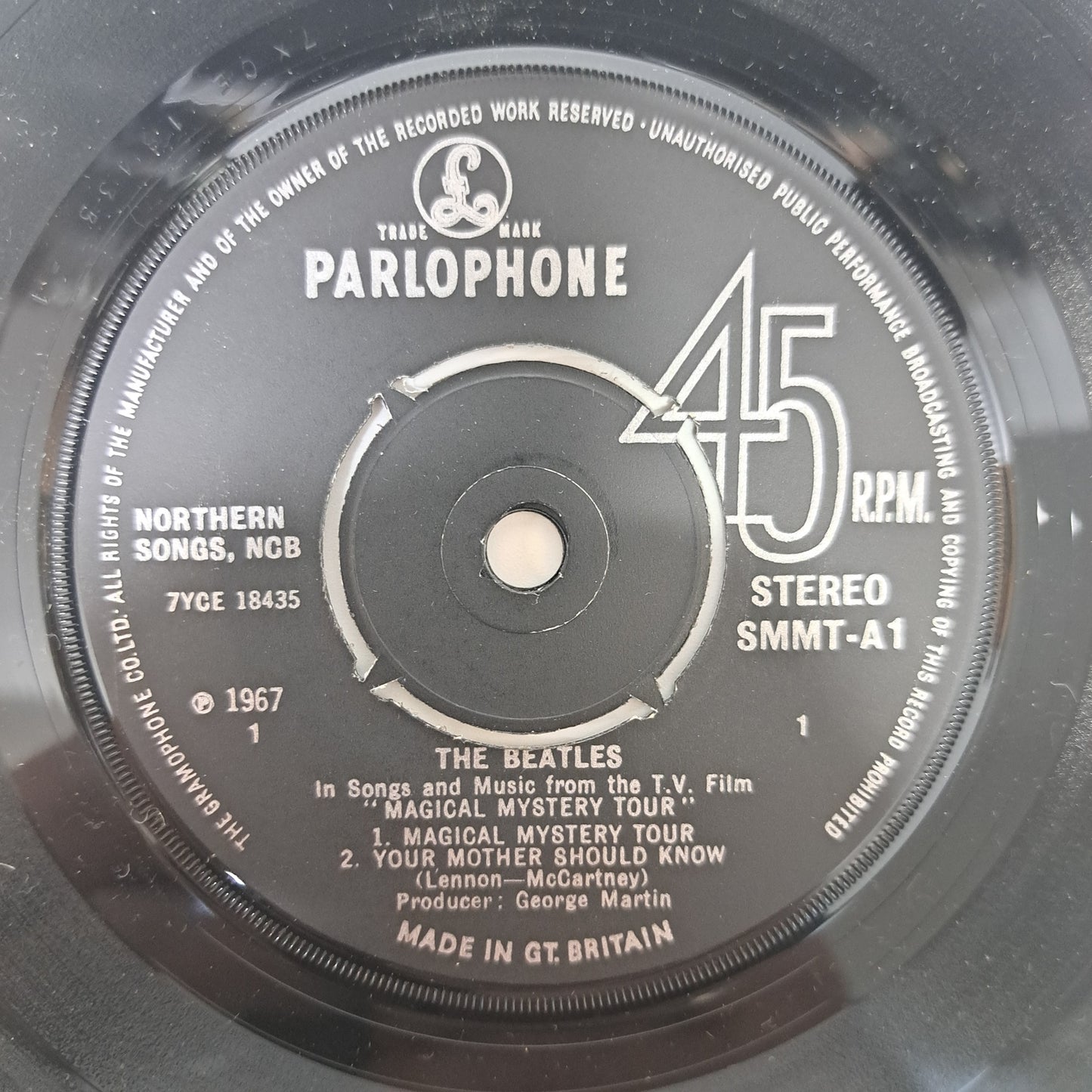 Beatles - Magical Mystery Tour (Vinyl 7" Double EP UK 1973 Stereo) NM/NM