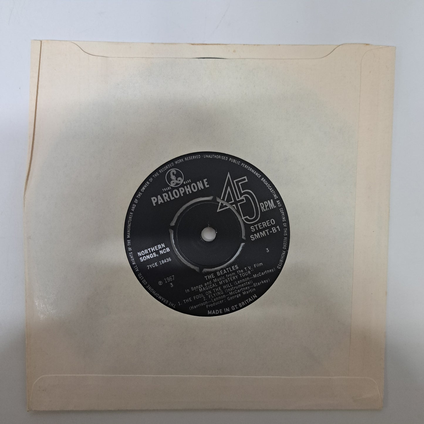 Beatles - Magical Mystery Tour (Vinyl 7" Double EP UK 1973 Stereo) NM/NM