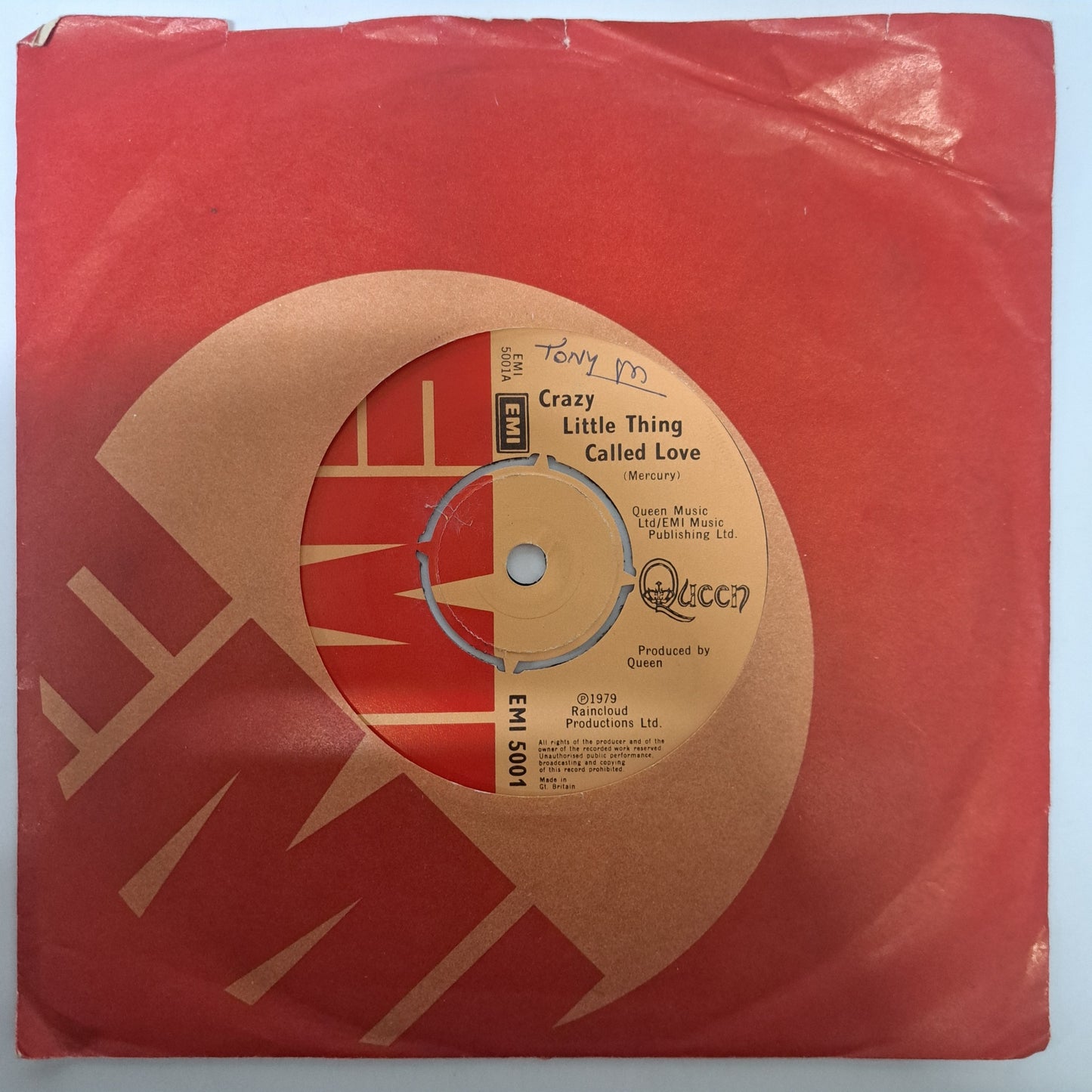 Queen - Crazy Little Thing Called Love (Vinyl 7" Single UK 1979) NM