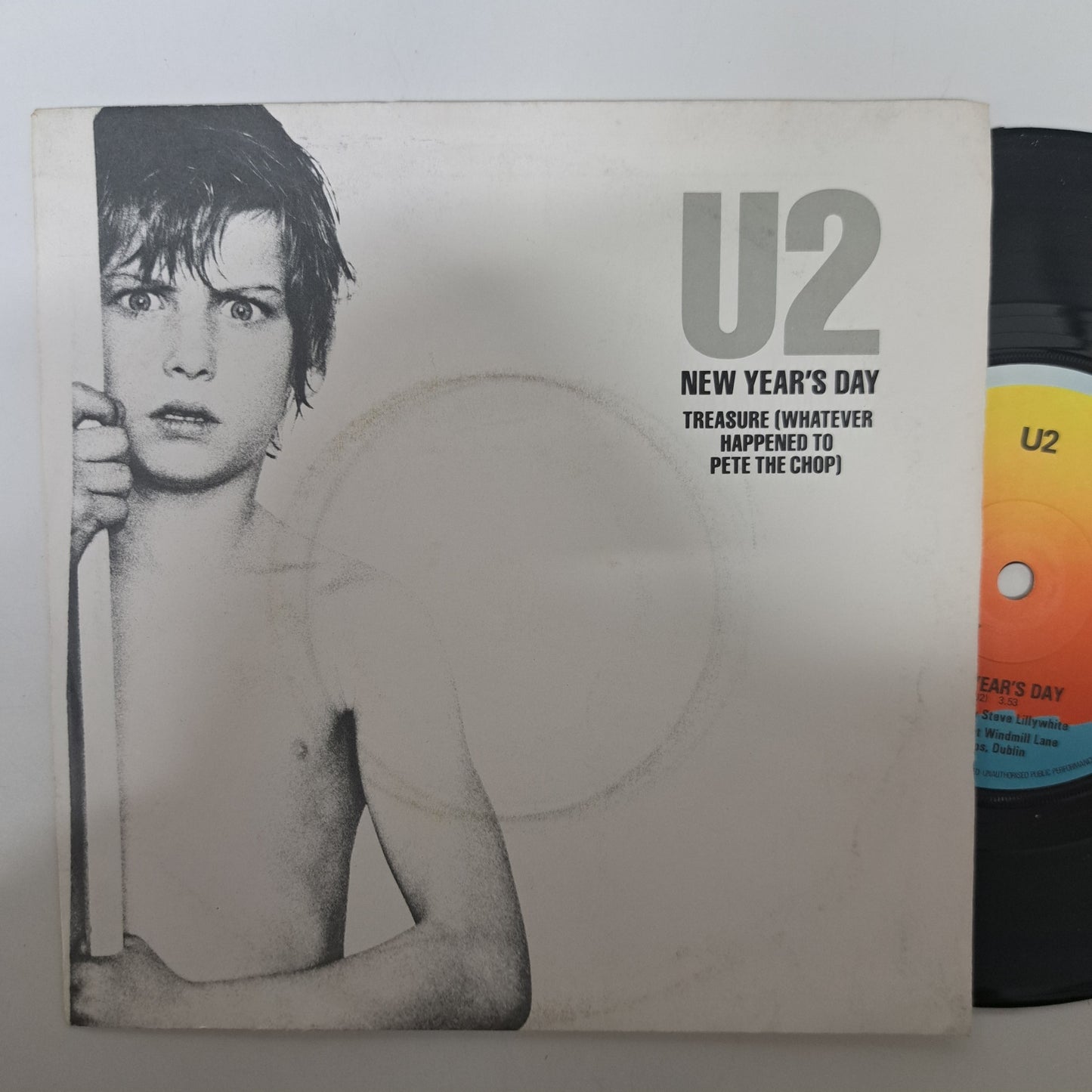 U2 - New Year's Day (Vinyl 7" Single UK 1983) EX/NM