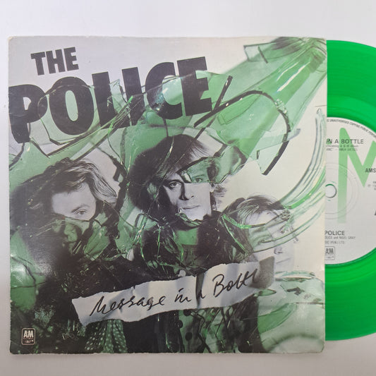 Police - Message in a Bottle (Green Translucent Vinyl 7" Single) VG/VG+