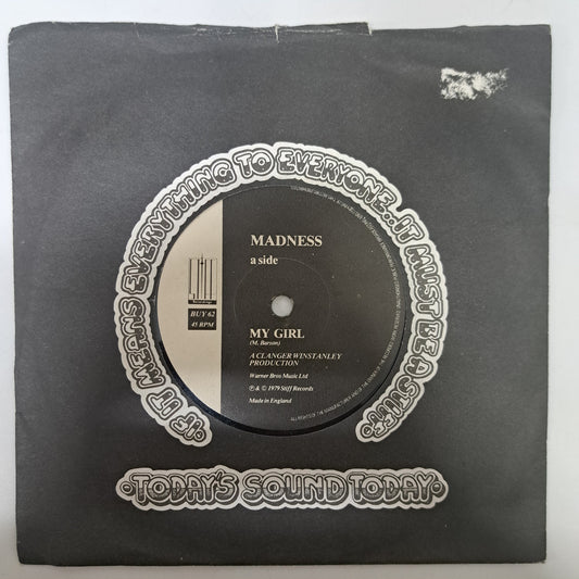 Madness - My Girl (Vinyl 7" Single) VG/EX