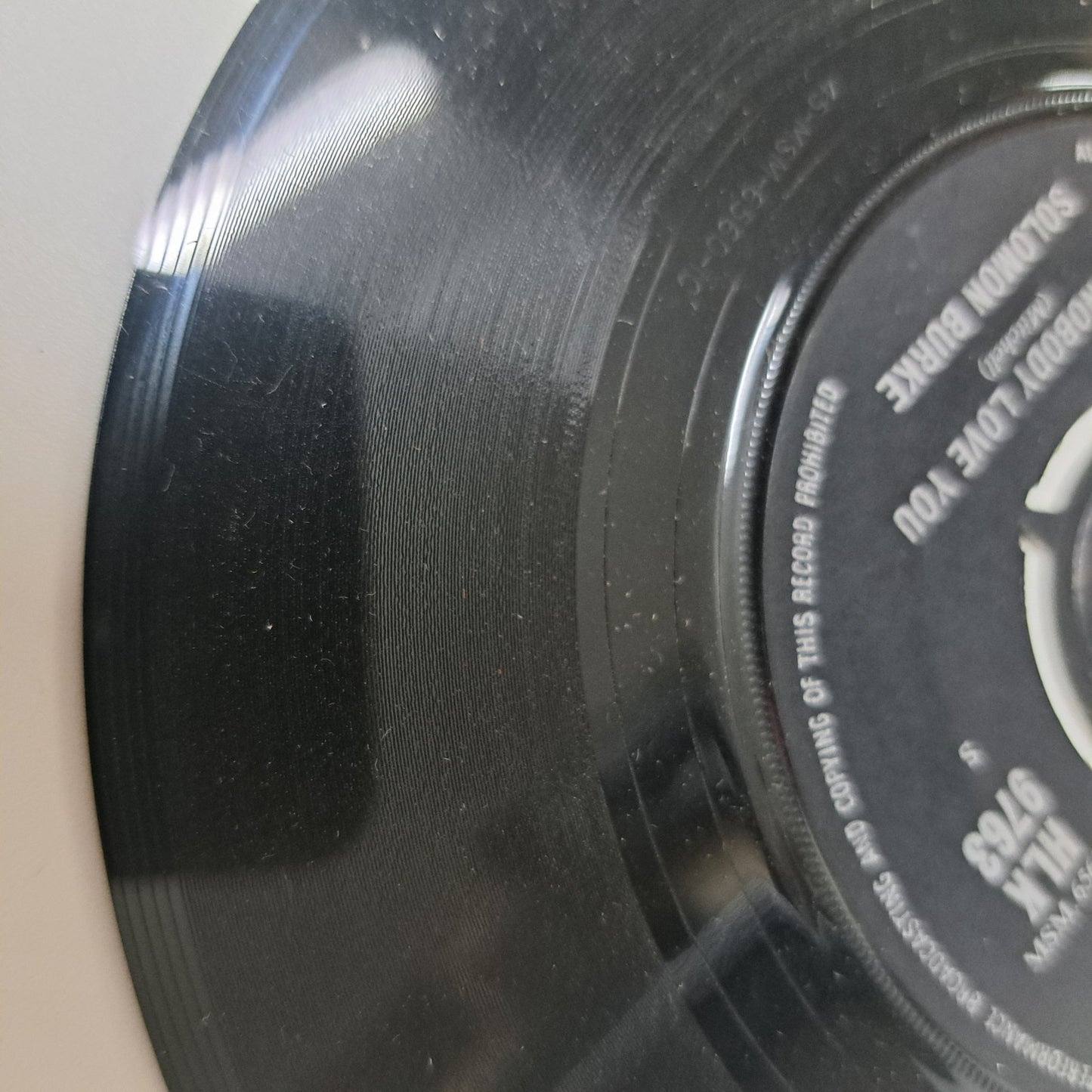 Solomon Burke - Can't Nobody Love You (Vinyl 7" Single UK 1963) NM