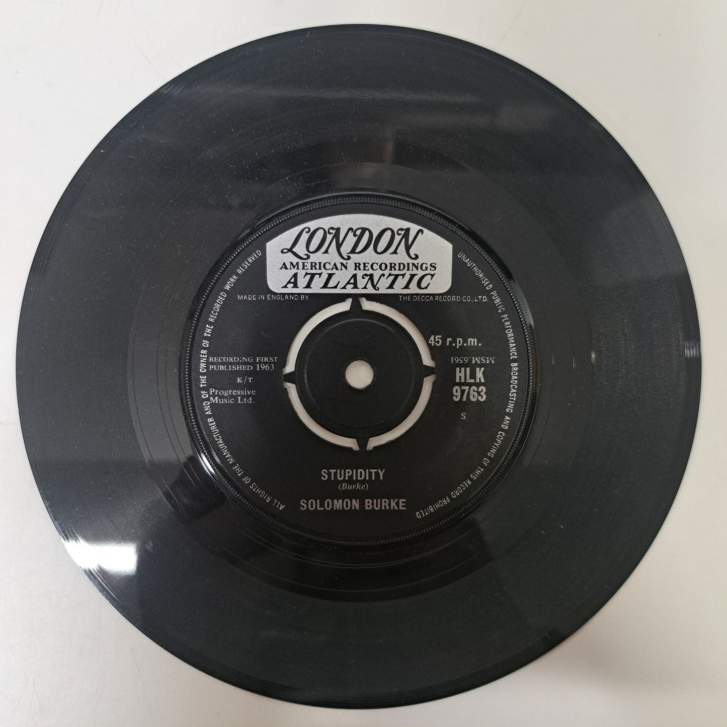 Solomon Burke - Can't Nobody Love You (Vinyl 7" Single UK 1963) NM