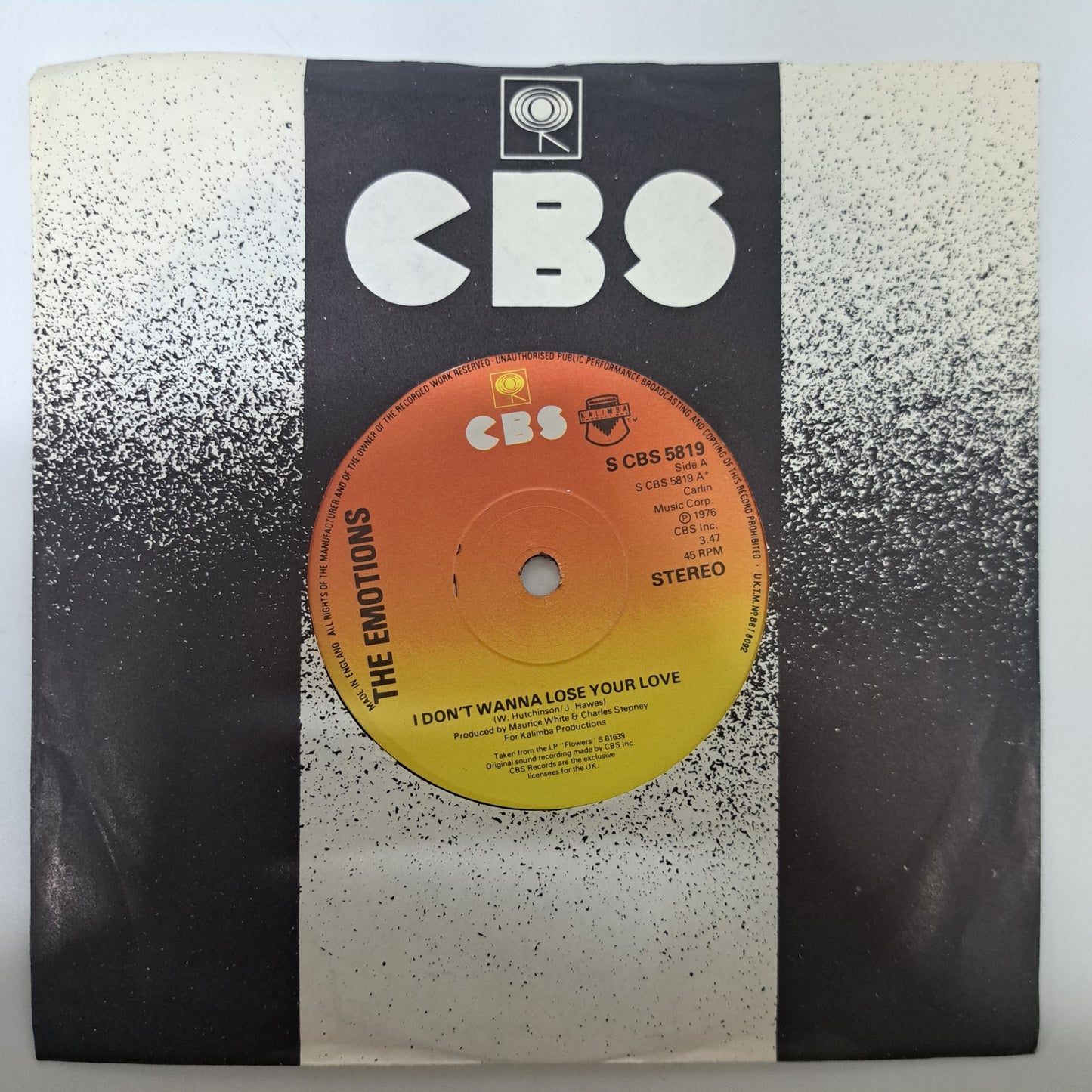Emotions - I Don't Wanna Lose Your Love (Vinyl 7" Single) NM