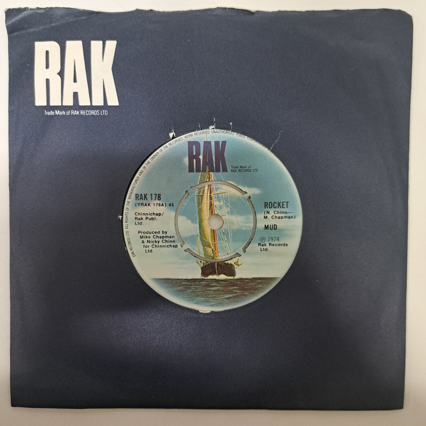 Mud - Rocket (Vinyl 7" Single) NM