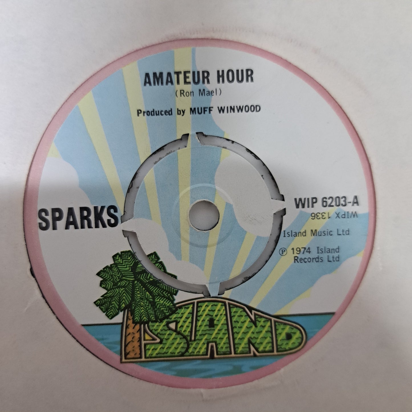 Sparks - Amateur Hour (Vinyl 7" Single) EX