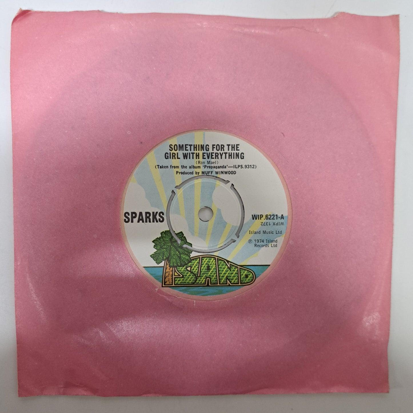 Sparks - Something for the Girl with Everything (Vinyl 7" Single) NM