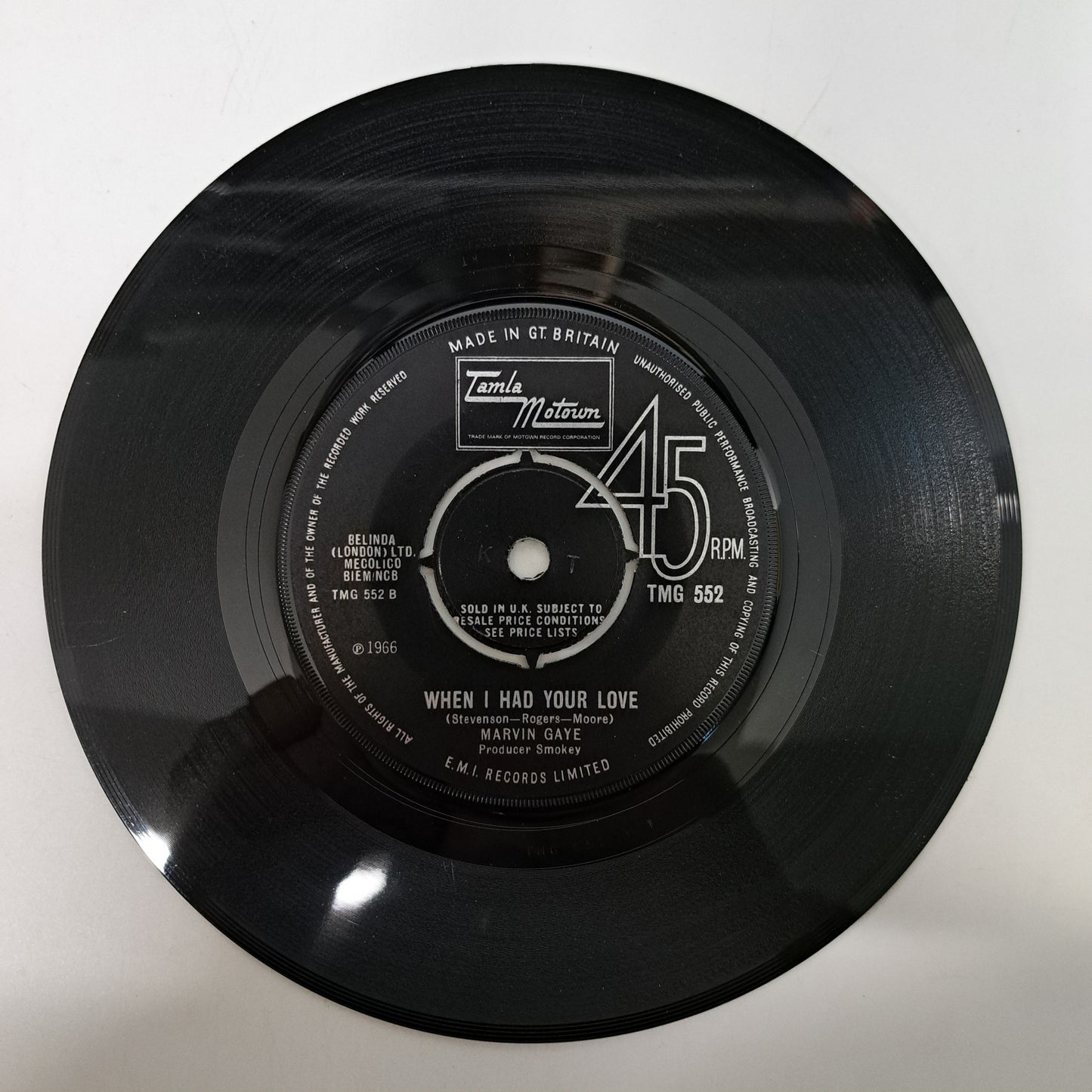 Marvin Gaye - One More Heartache (Vinyl 7" Single 1966 Motown) EX