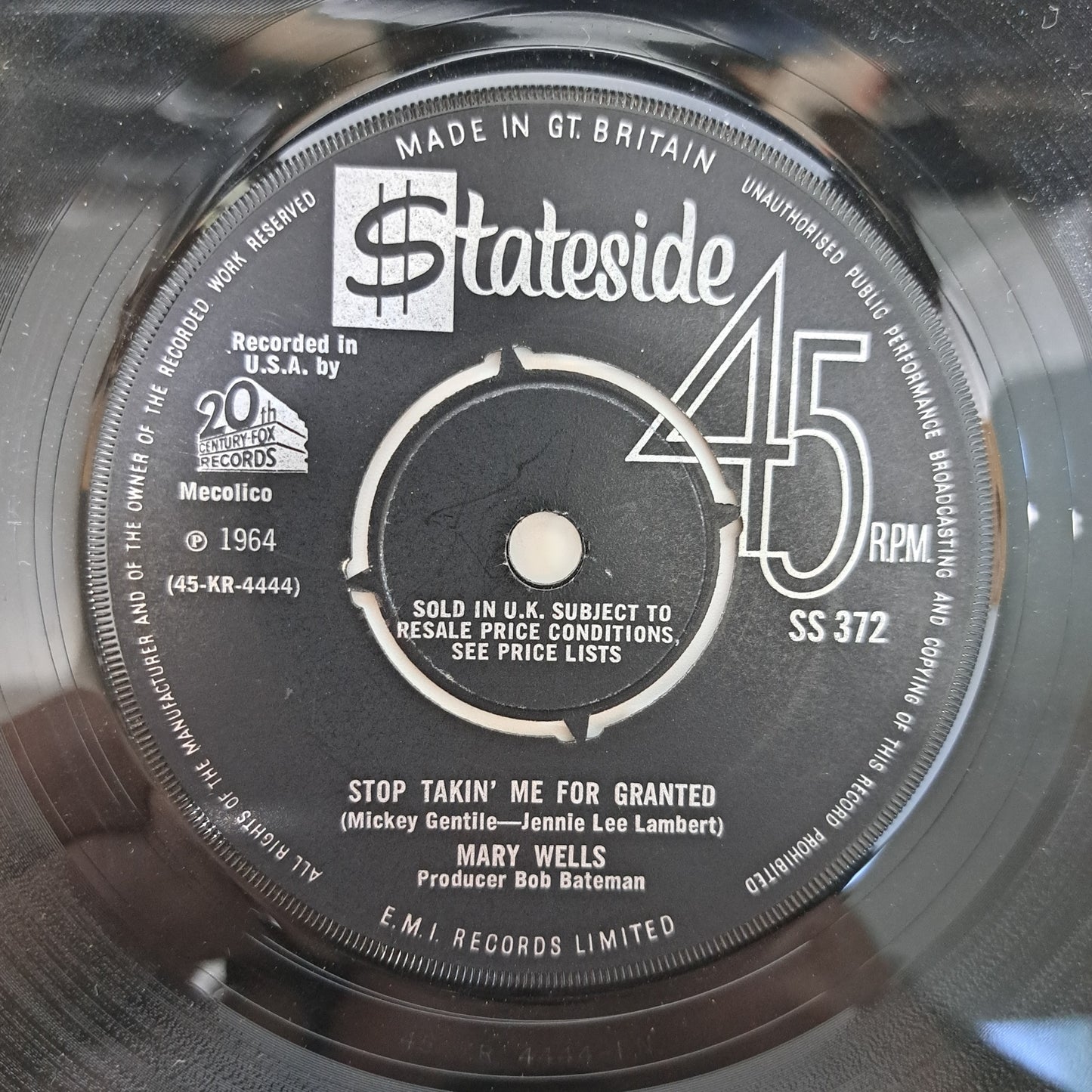 Mary Wells - Ain't It The Truth (Vinyl 7" Single) EX+