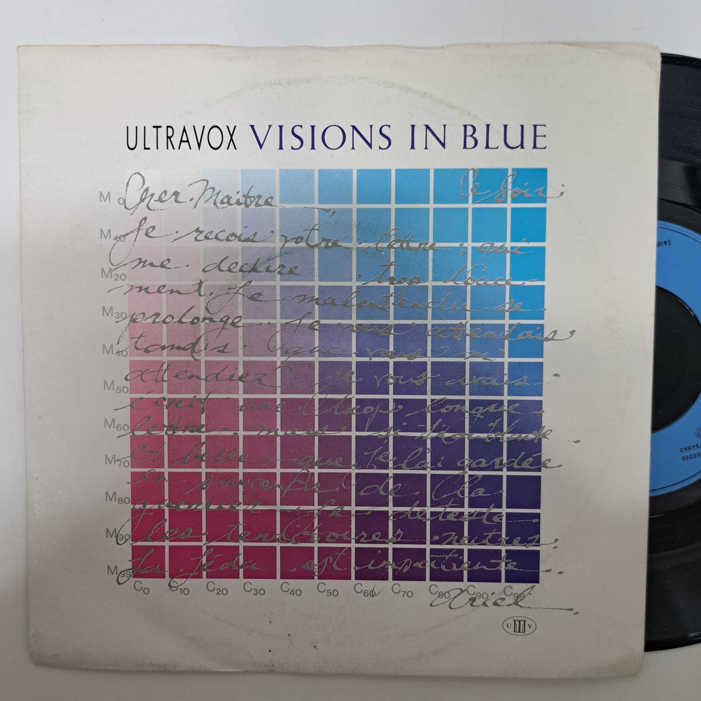 Ultravox - Visions in Blue (Vinyl 7" Single) EX/NM