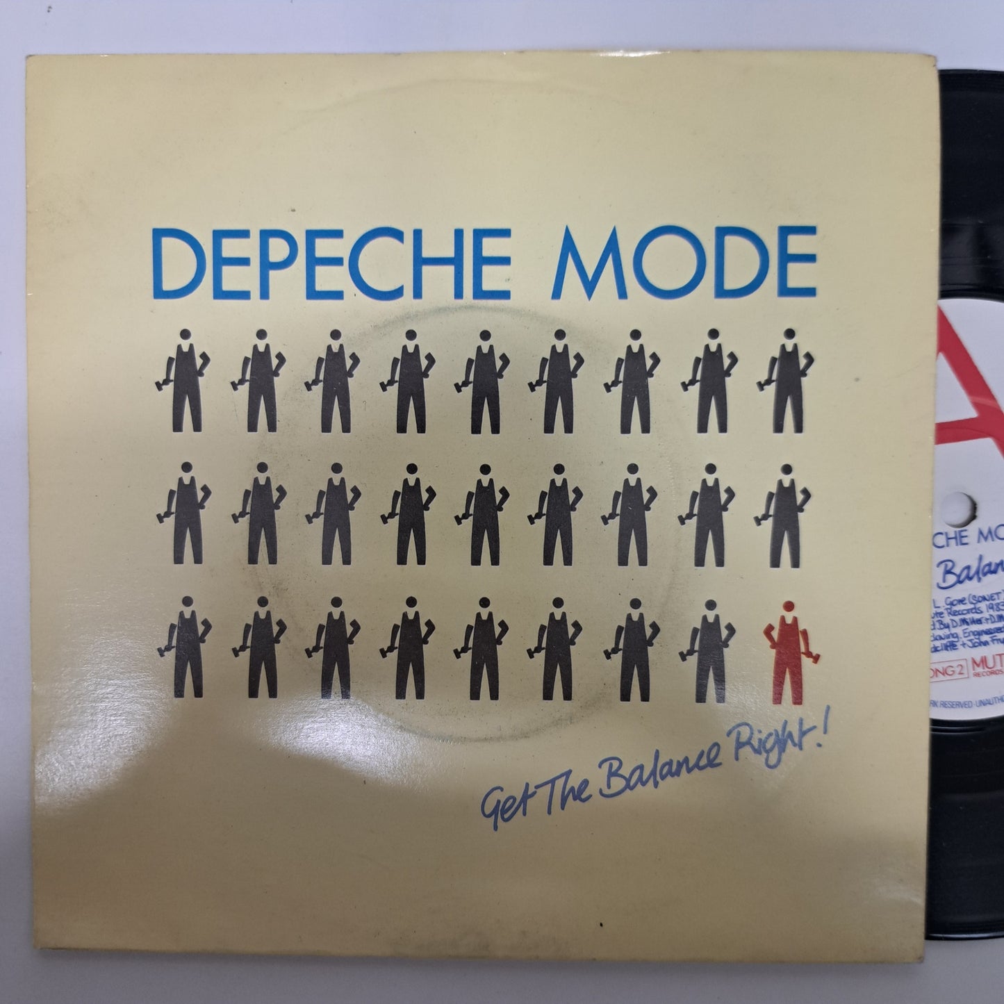 Depeche Mode - Get the Balance Right! (Vinyl 7" Single) EX/NM