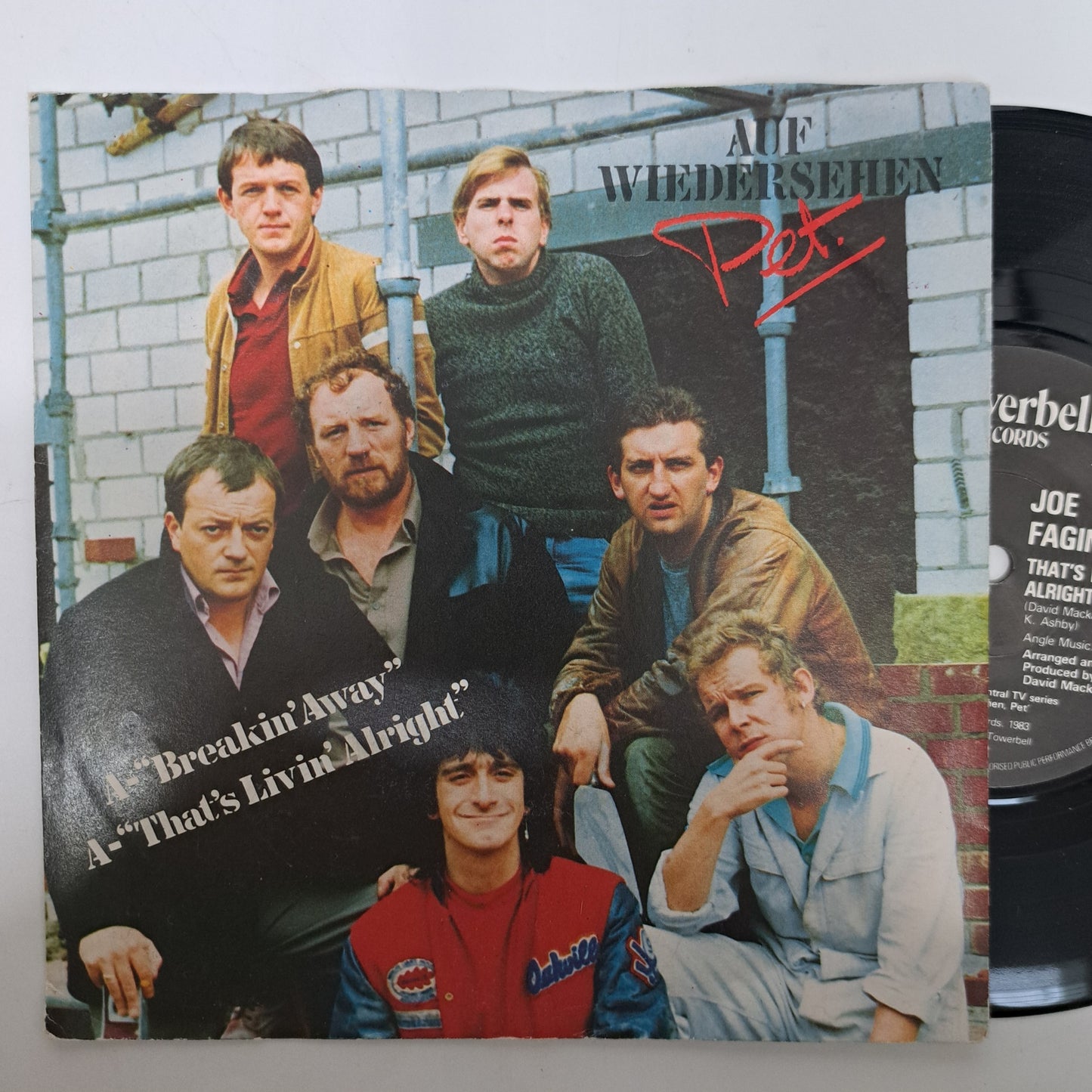 Joe Fagin - Auf Wiedesehen Pet [TV Soundtrack] (Vinyl 7" Single) EX/EX