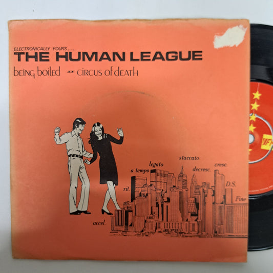Human League - Being Boiled (Vinyl 7" Single) G/NM