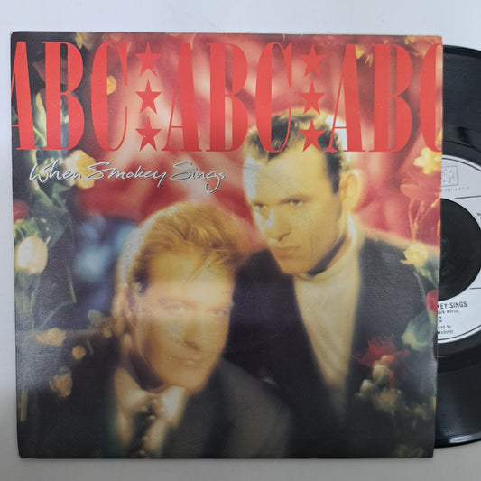 ABC - When Smokey Sings (Vinyl 7" Single) [Red Letters] EX/NM