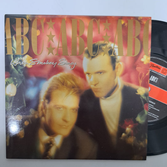 ABC - When Smokey Sings (Vinyl 7" Single) [Gold Letters] NM/NM