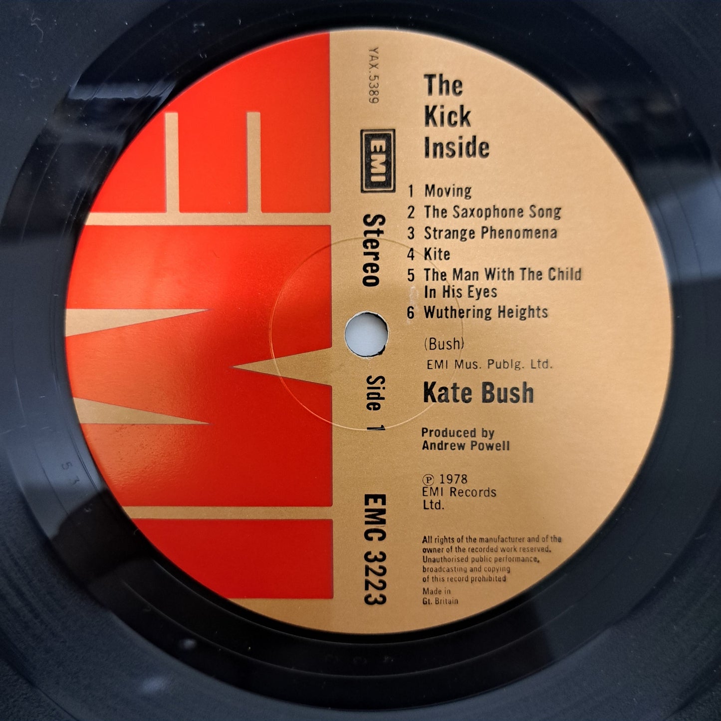 Kate Bush - The Kick Inside (Vinyl LP UK 1978) EX/NM