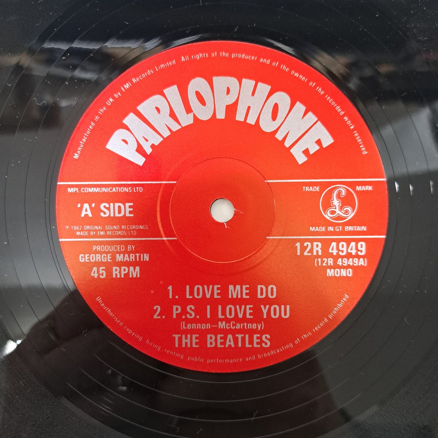 Beatles - Love Me Do  (Vinyl 12" Single) [Unplayed 1982] NM/M