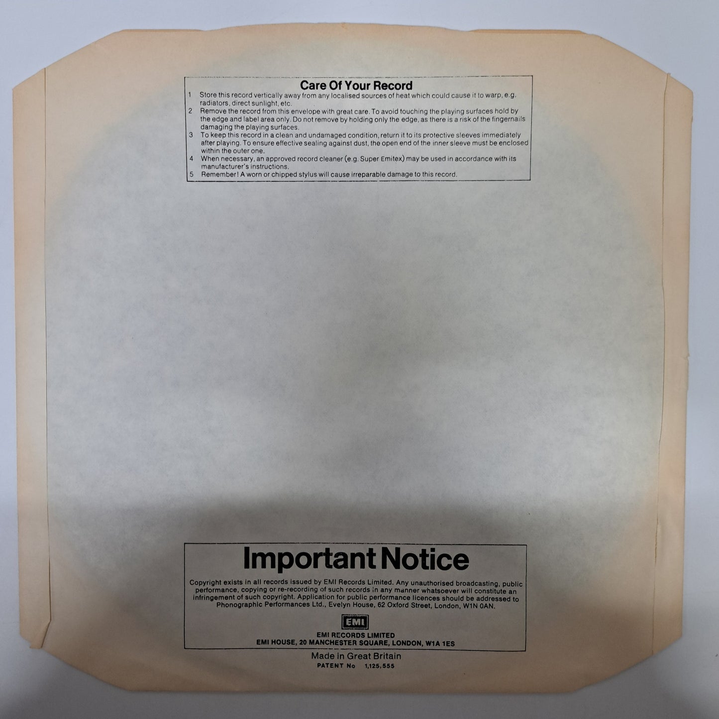 Beatles - With the Beatles (Vinyl LP 1976 UK Issue) EX/EX