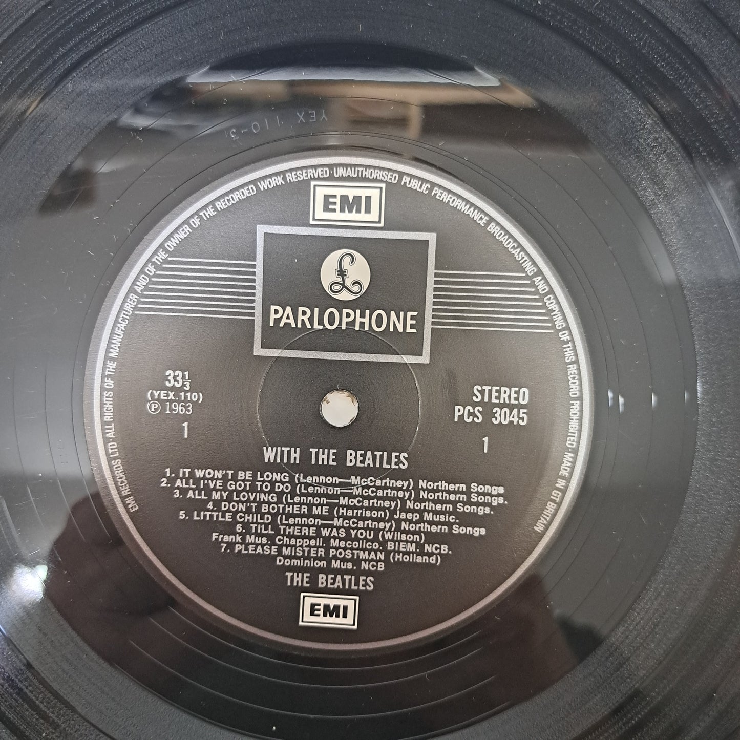 Beatles - With the Beatles (Vinyl LP 1976 UK Issue) EX/EX