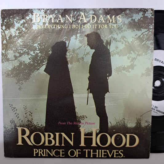 Bryan Adams - (Everything I Do) I Do It For You (Vinyl 7" Single) EX/EX
