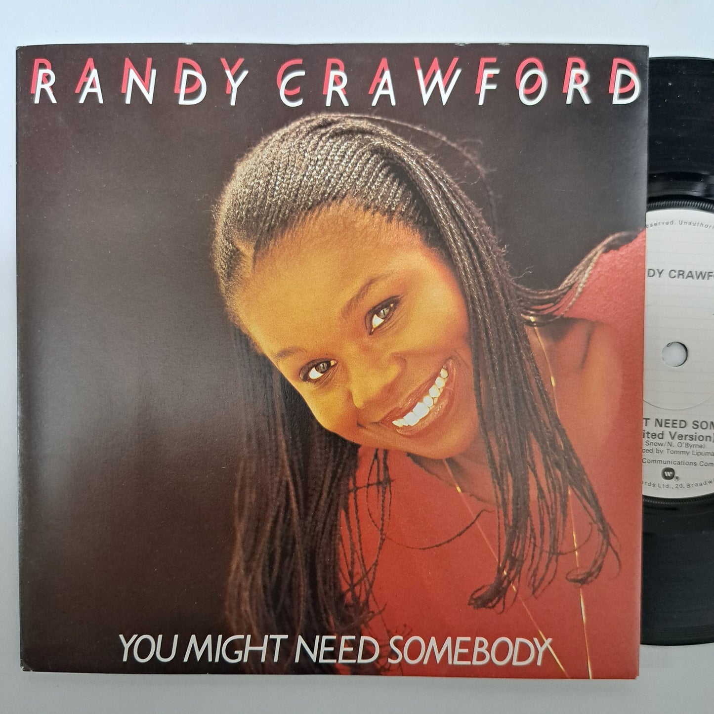 Randy Crawford - You Might Need Somebody (Vinyl 7" Single) NM/NM
