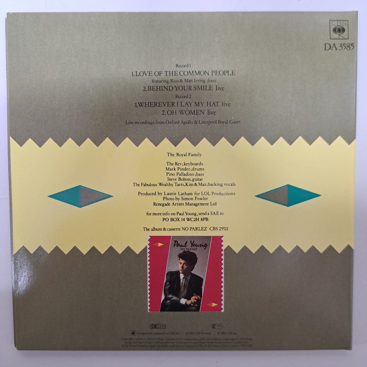 Paul Young - Love of the Common People (Vinyl  2 x 7" Single) NM/M