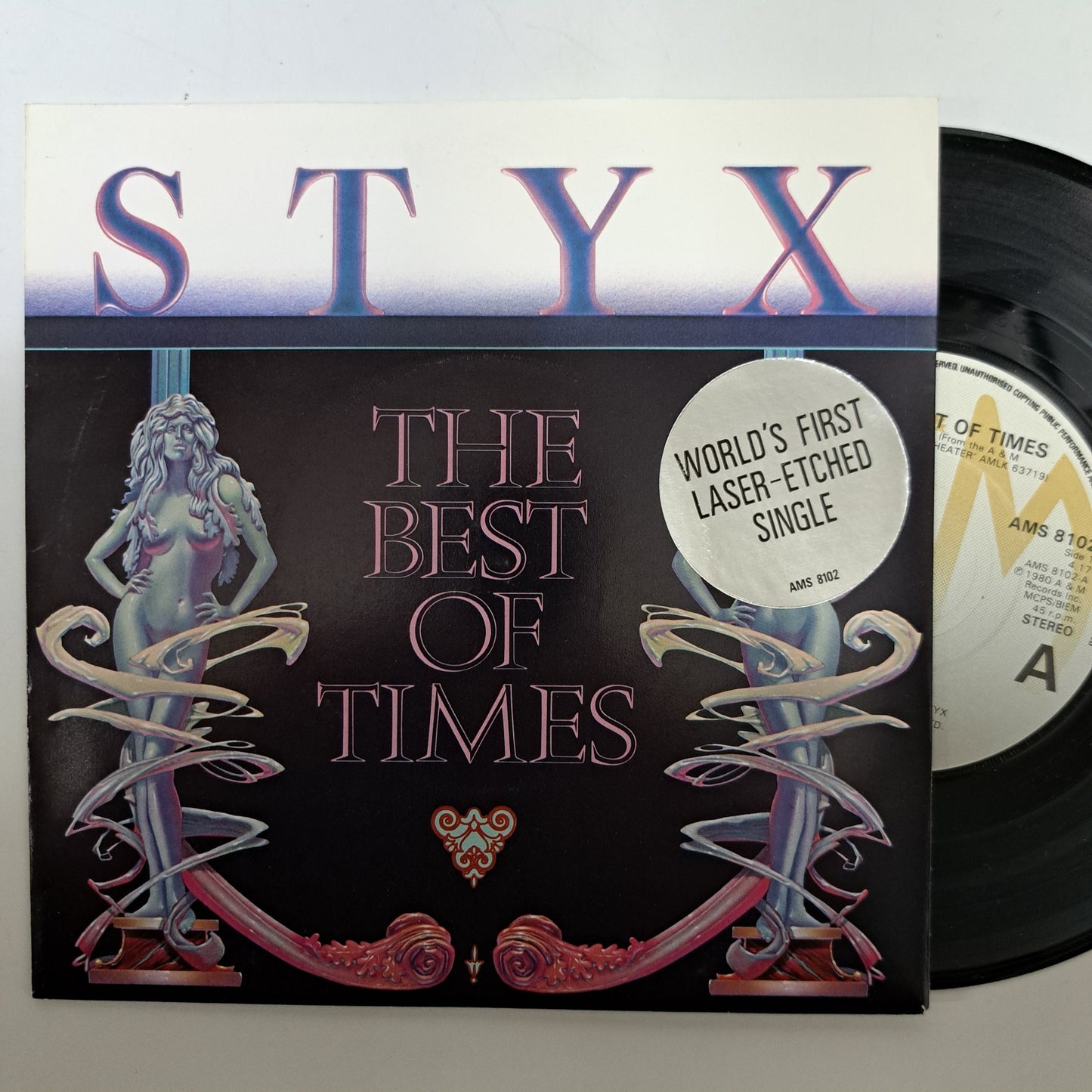 Styx - The Best of Times (Laser Etched Vinyl 7" Single) NM/M