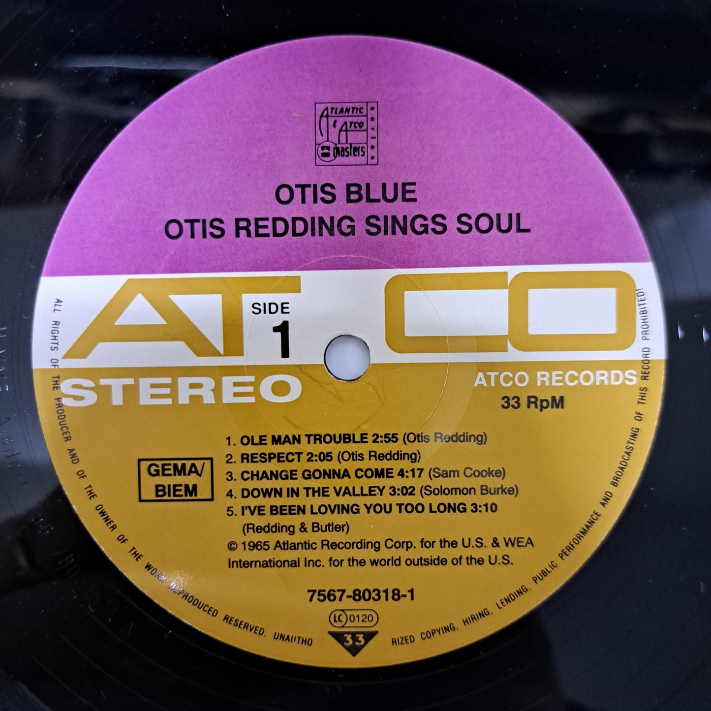 Otis Redding - Otis Blue/Otis Redding Sings Soul (Vinyl Reissue LP) EX/EX