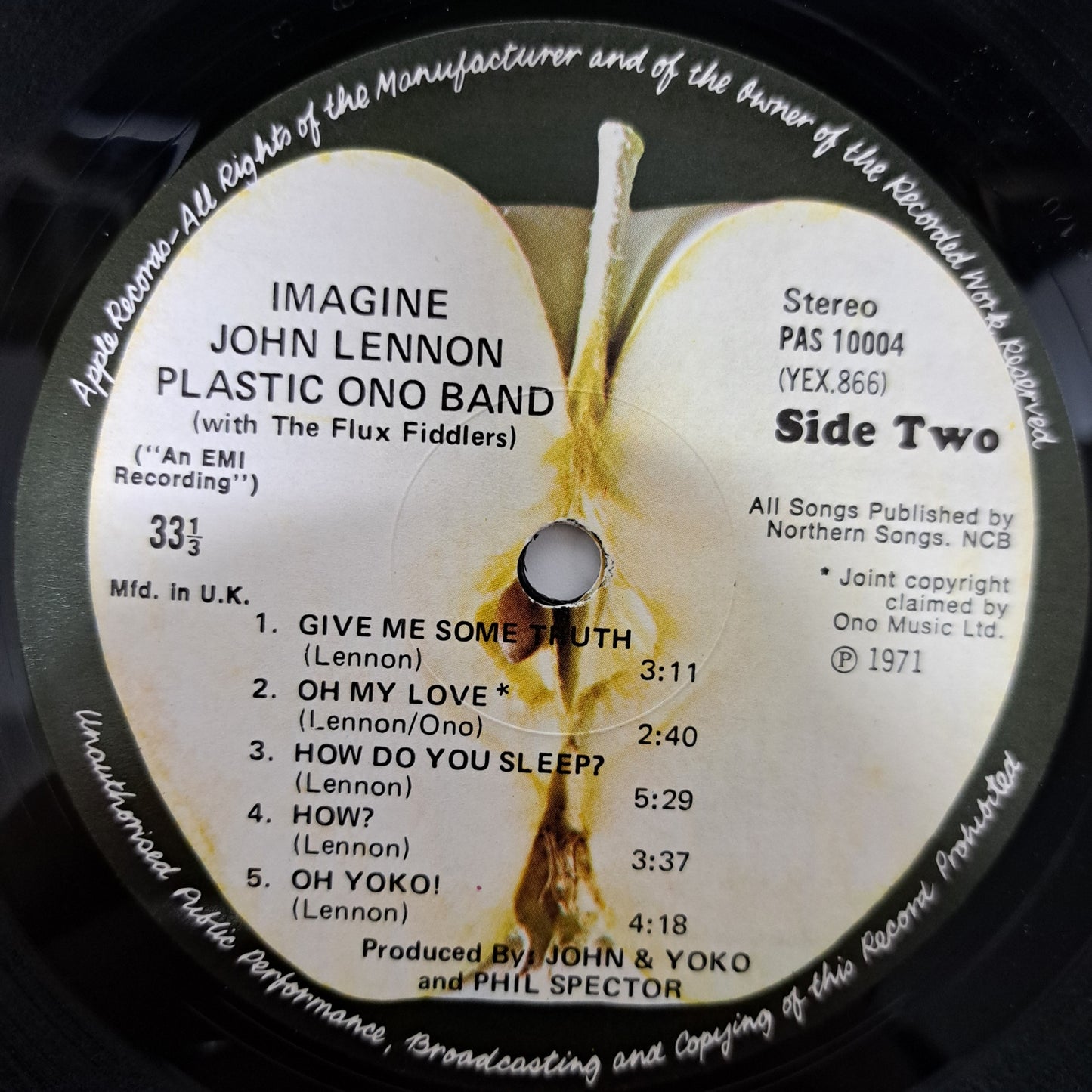 John Lennon - Imagine (Vinyl LP 1978 UK Reissue) VG/EX
