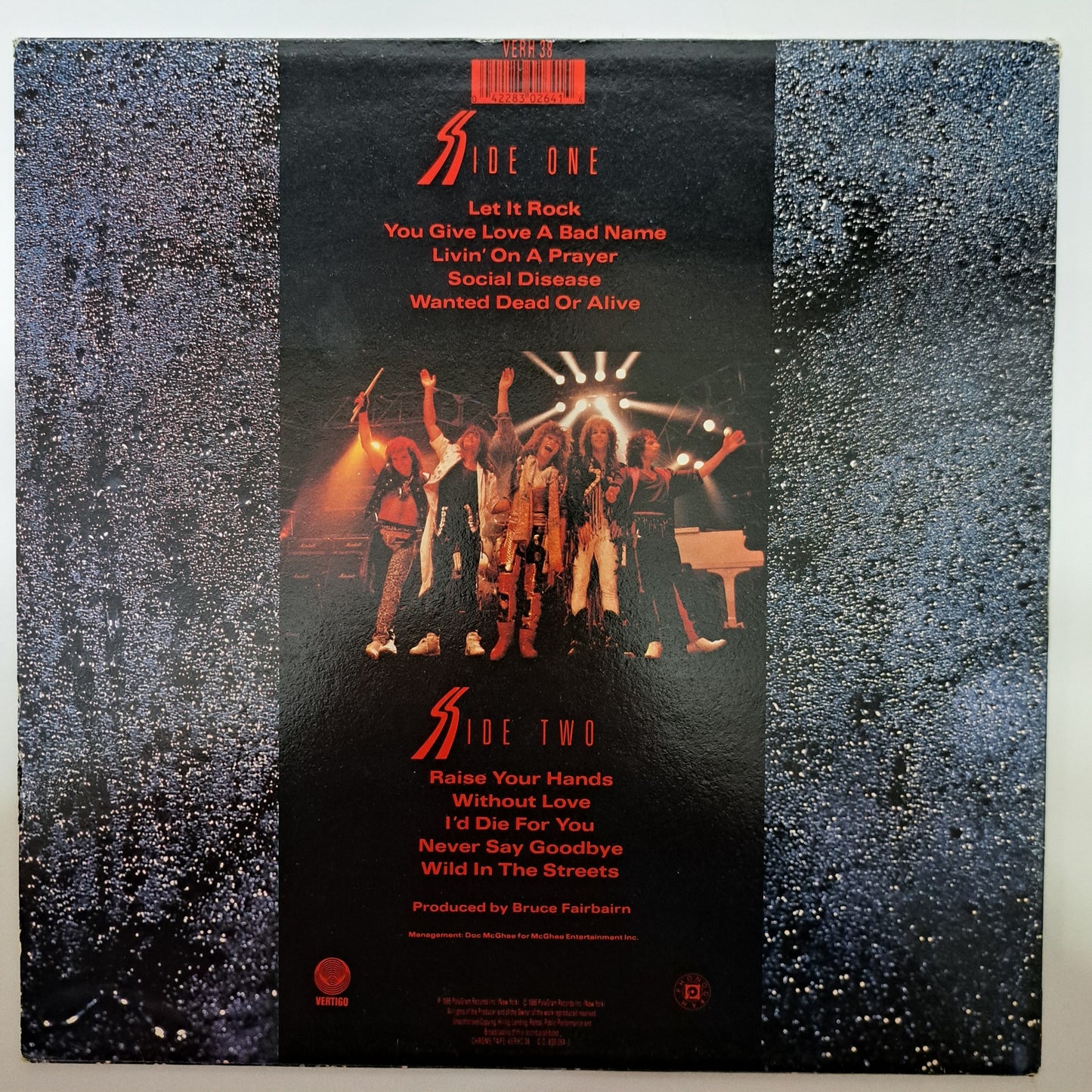 Bon Jovi - Slippery When Wet (Vinyl LP 1986 UK) VG+/EX